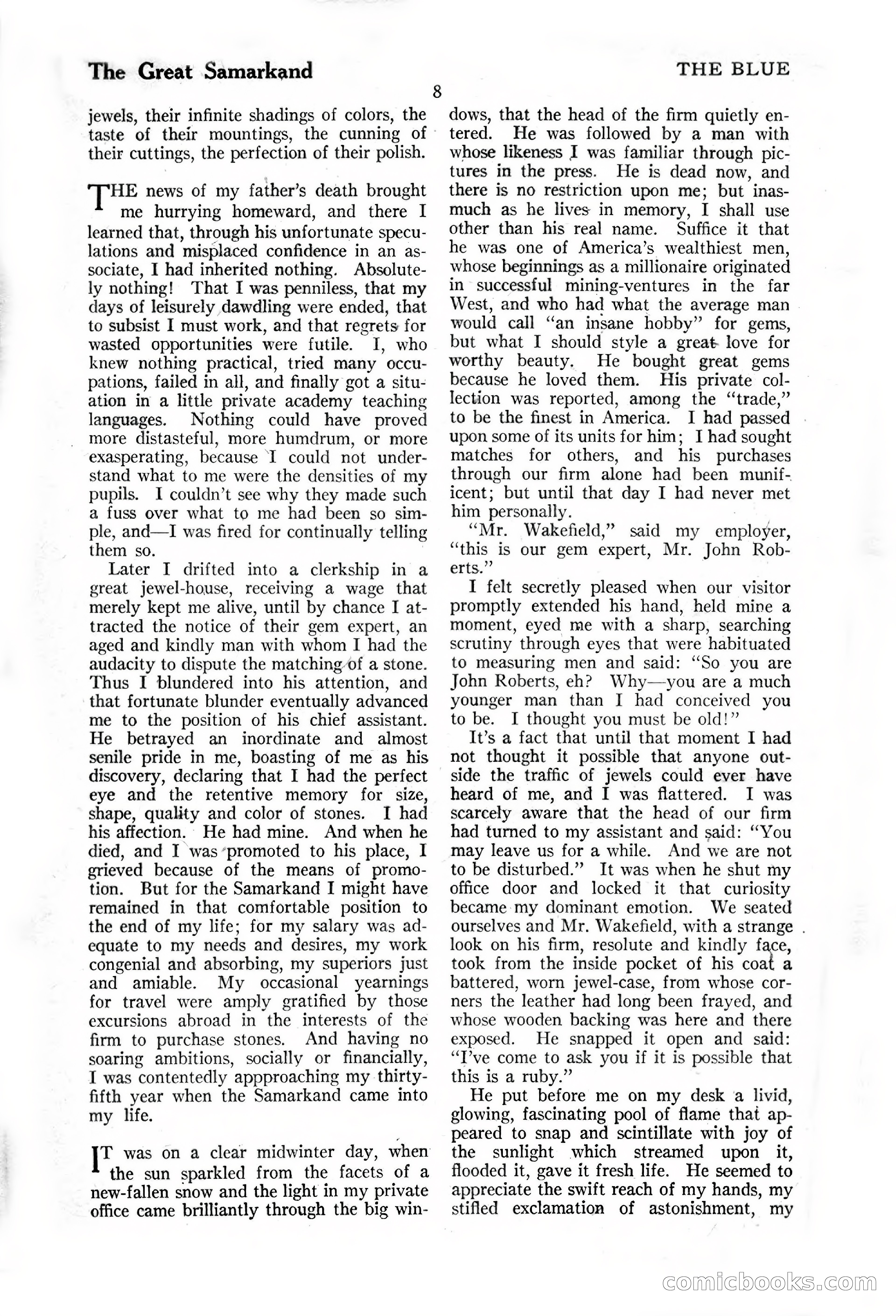 The Illustrated Blue Book Magazine, November 1926 — page 10 of 208