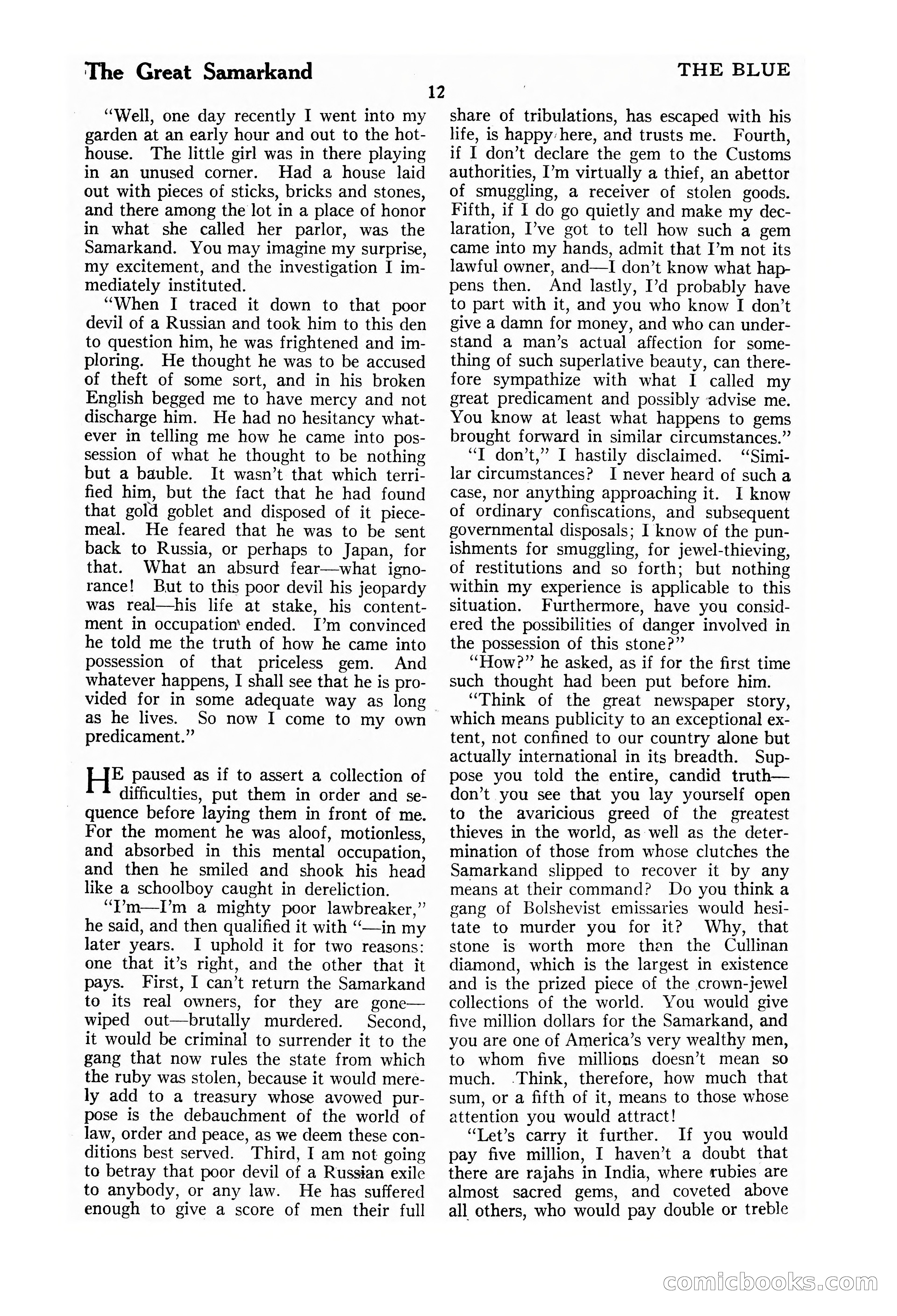 The Illustrated Blue Book Magazine, November 1926 — page 14 of 208
