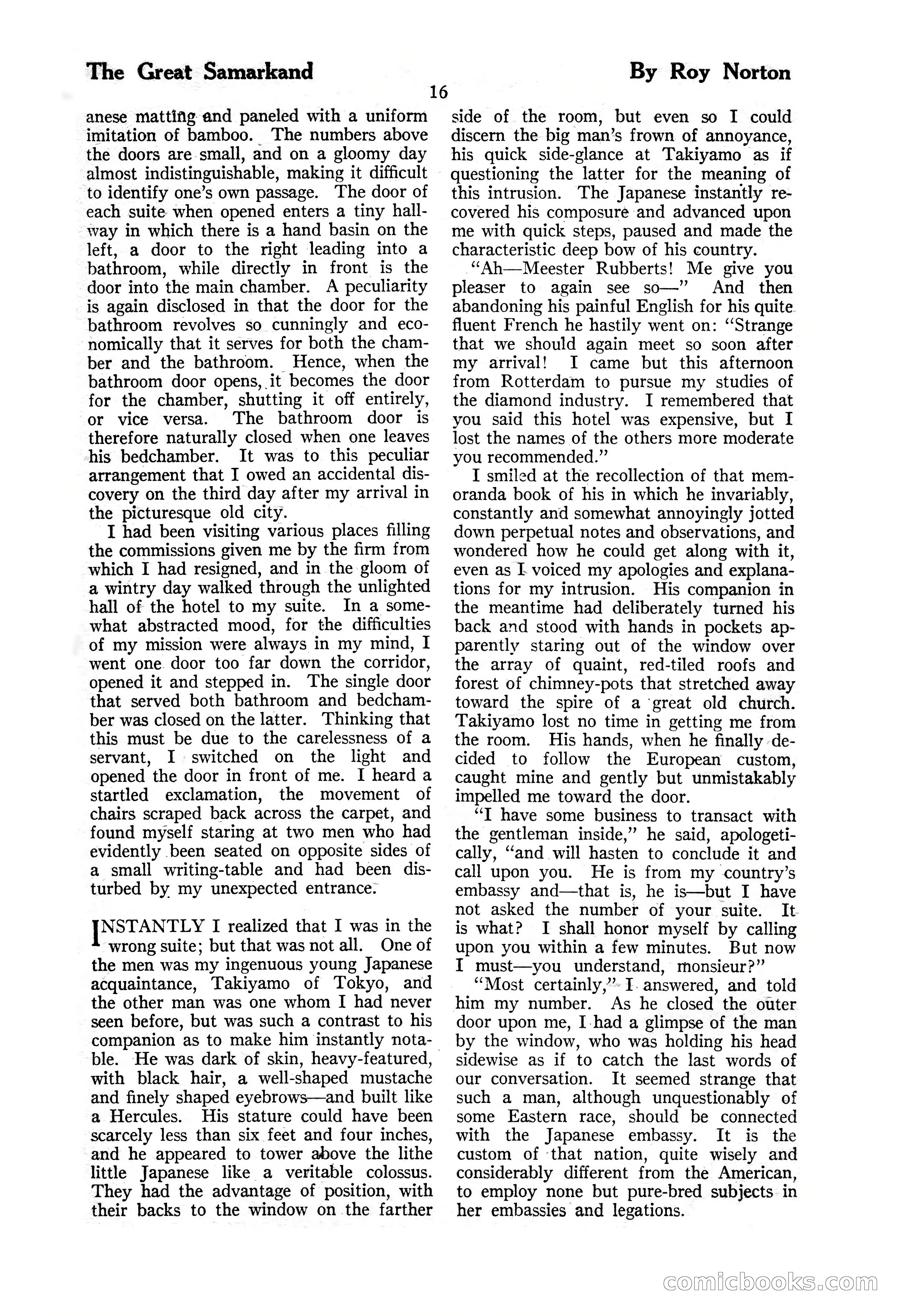 The Illustrated Blue Book Magazine, November 1926 — page 18 of 208