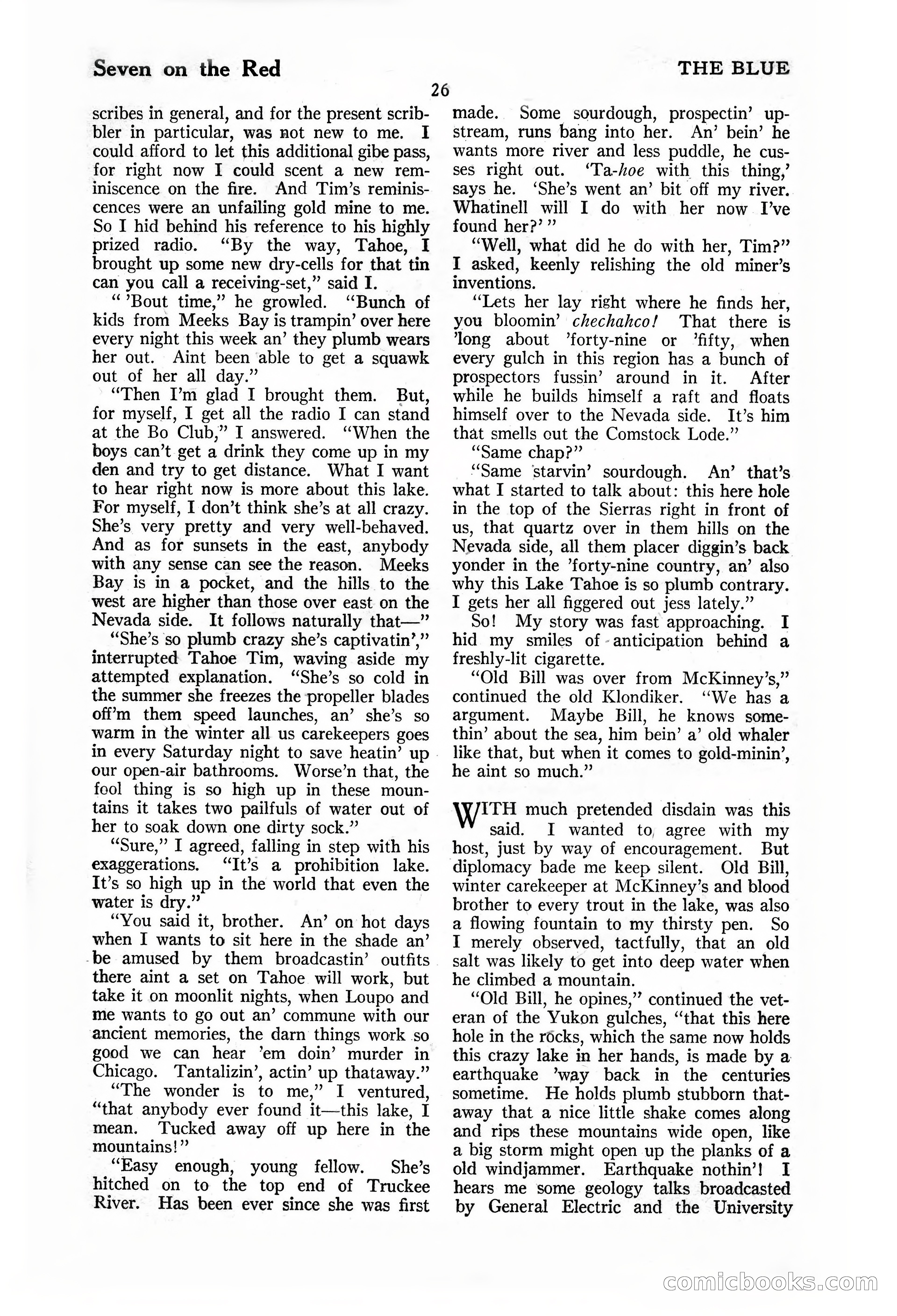 The Illustrated Blue Book Magazine, November 1926 — page 28 of 208