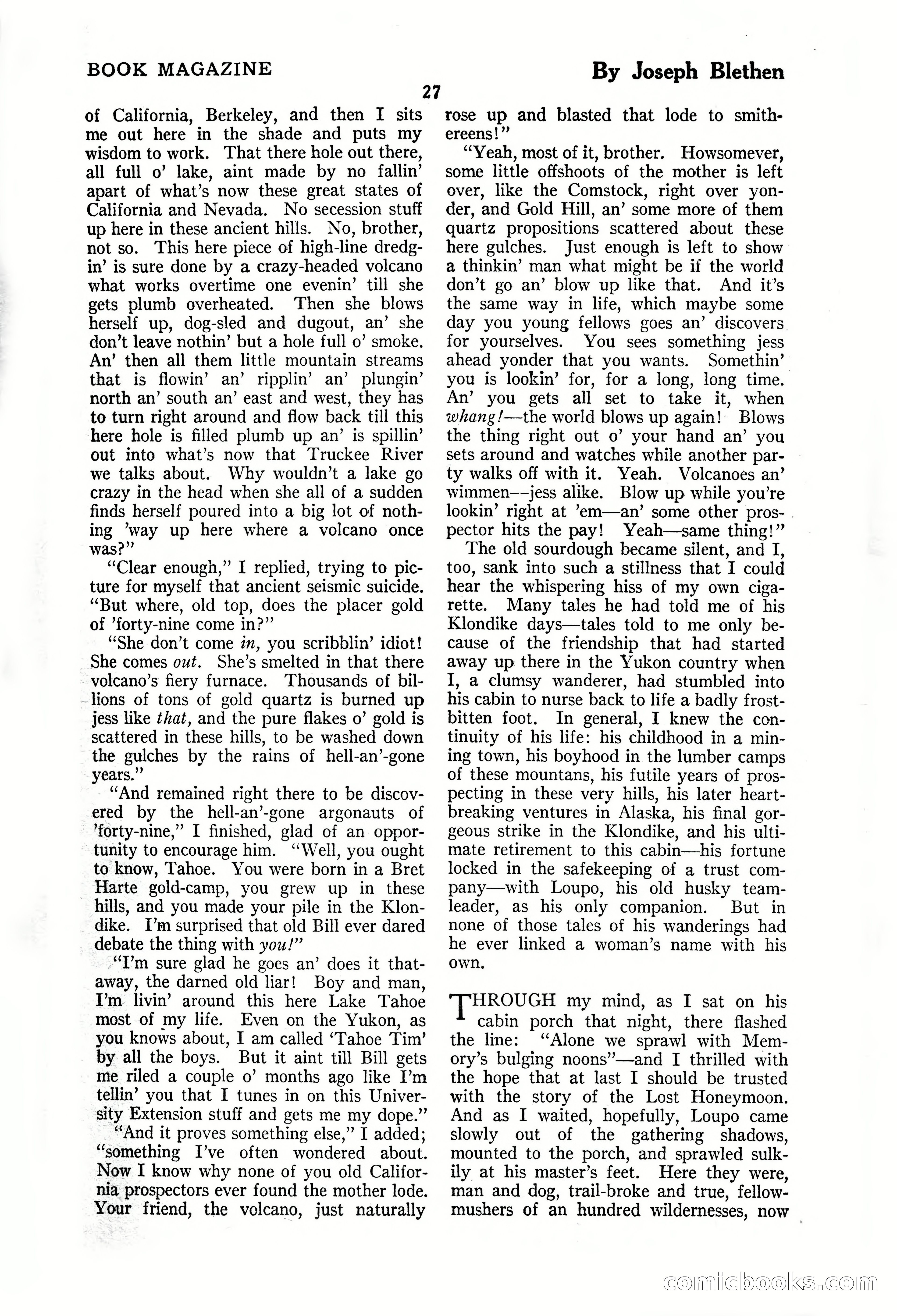 The Illustrated Blue Book Magazine, November 1926 — page 29 of 208