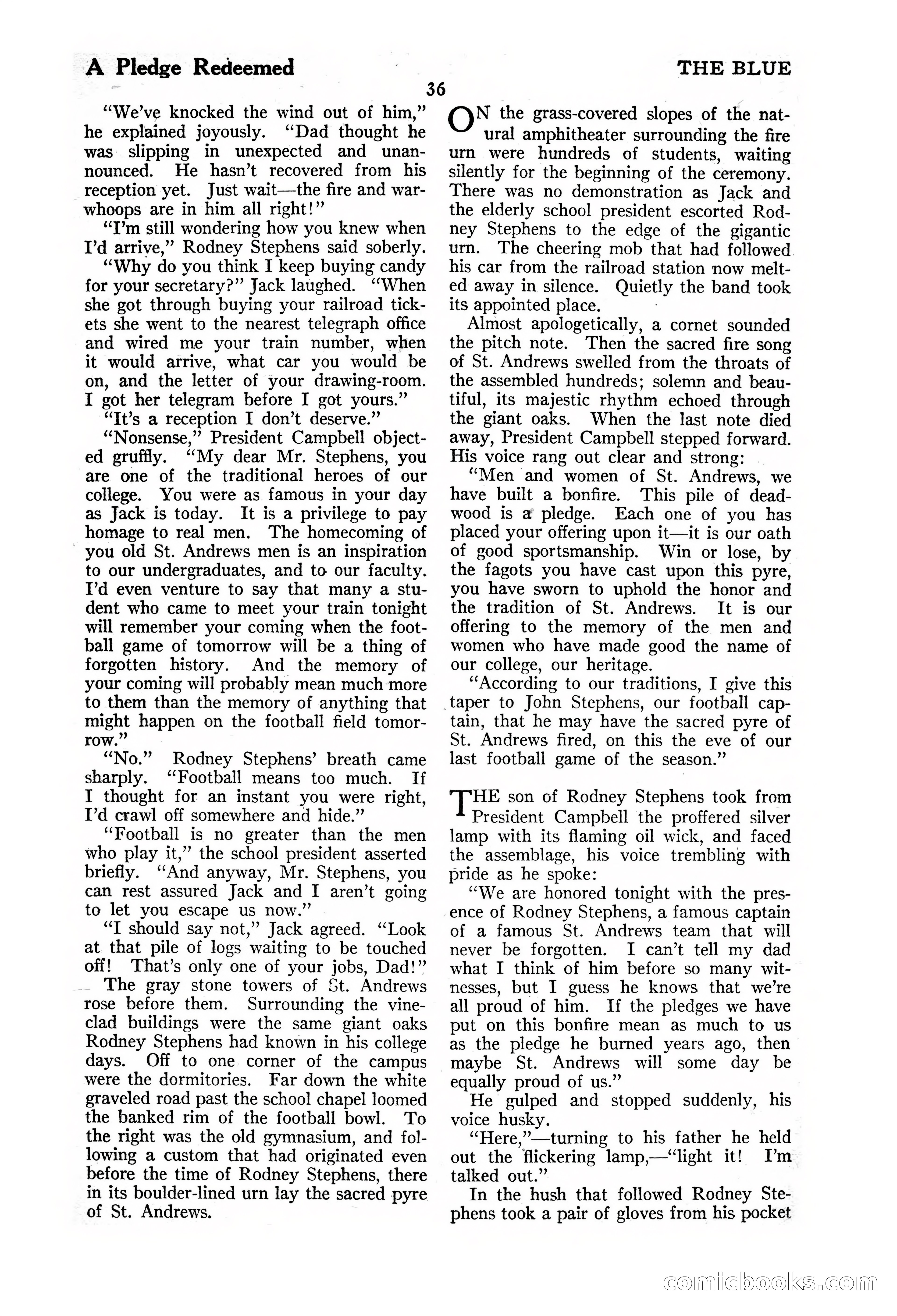 The Illustrated Blue Book Magazine, November 1926 — page 38 of 208