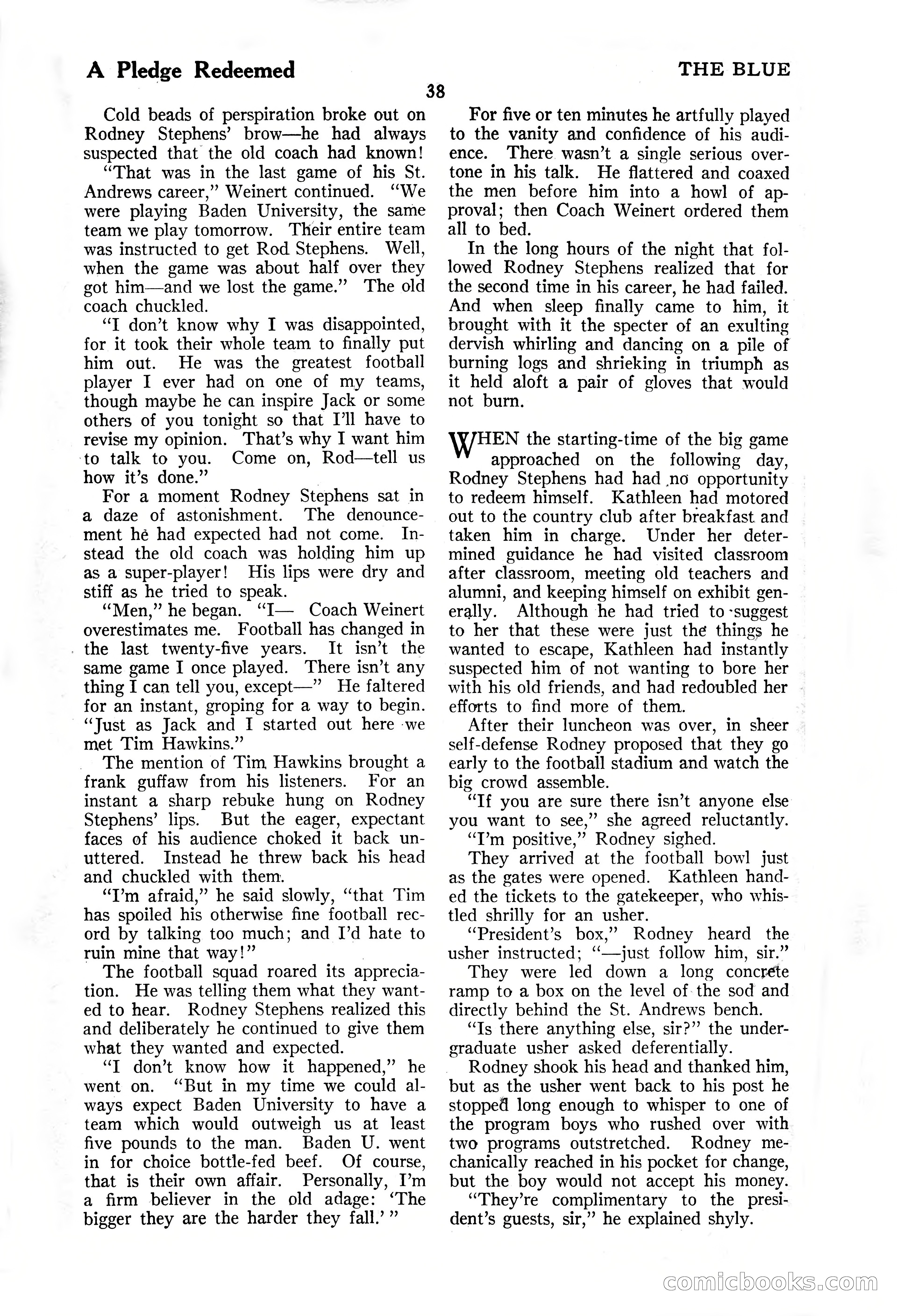 The Illustrated Blue Book Magazine, November 1926 — page 40 of 208