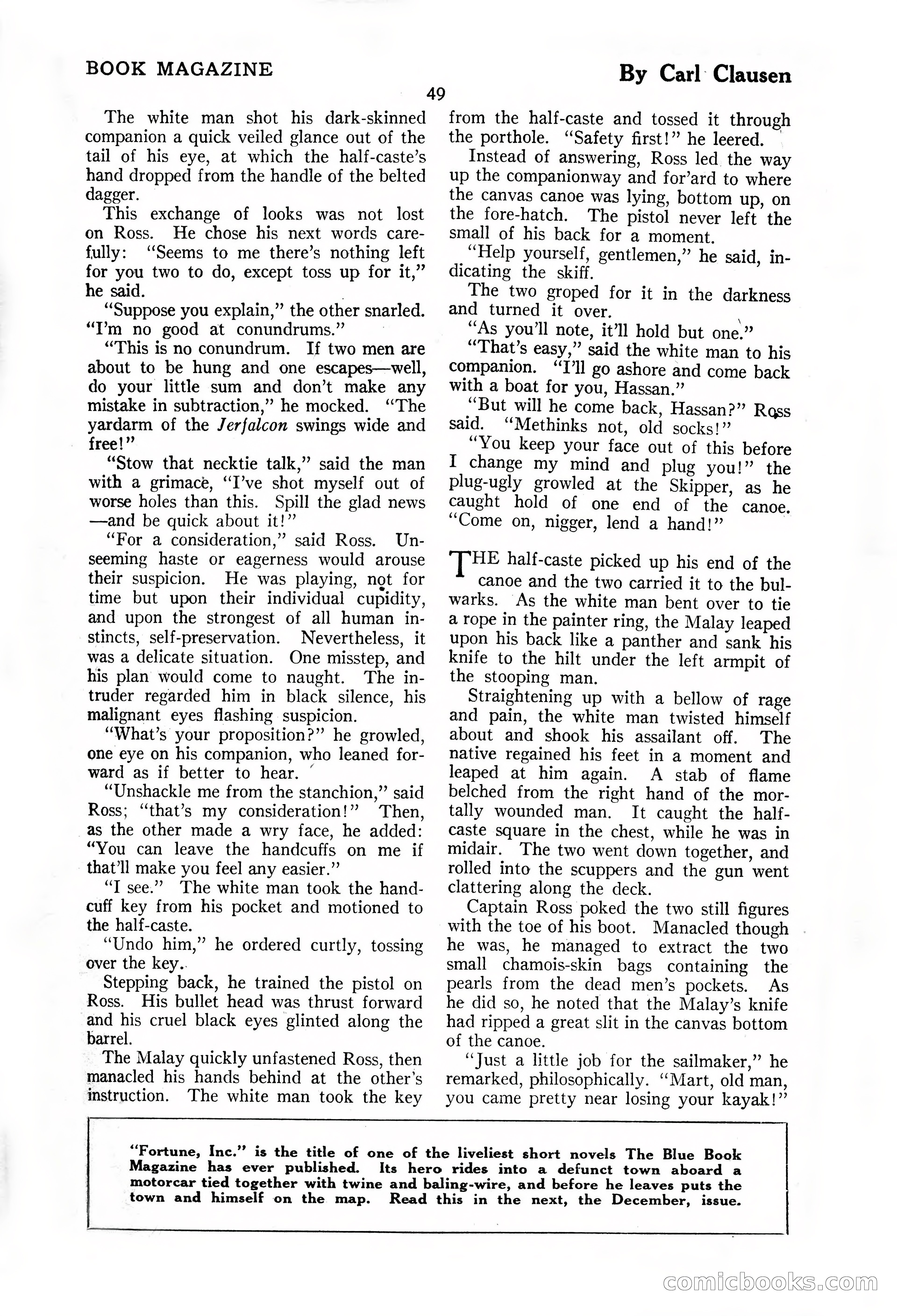 The Illustrated Blue Book Magazine, November 1926 — page 51 of 208
