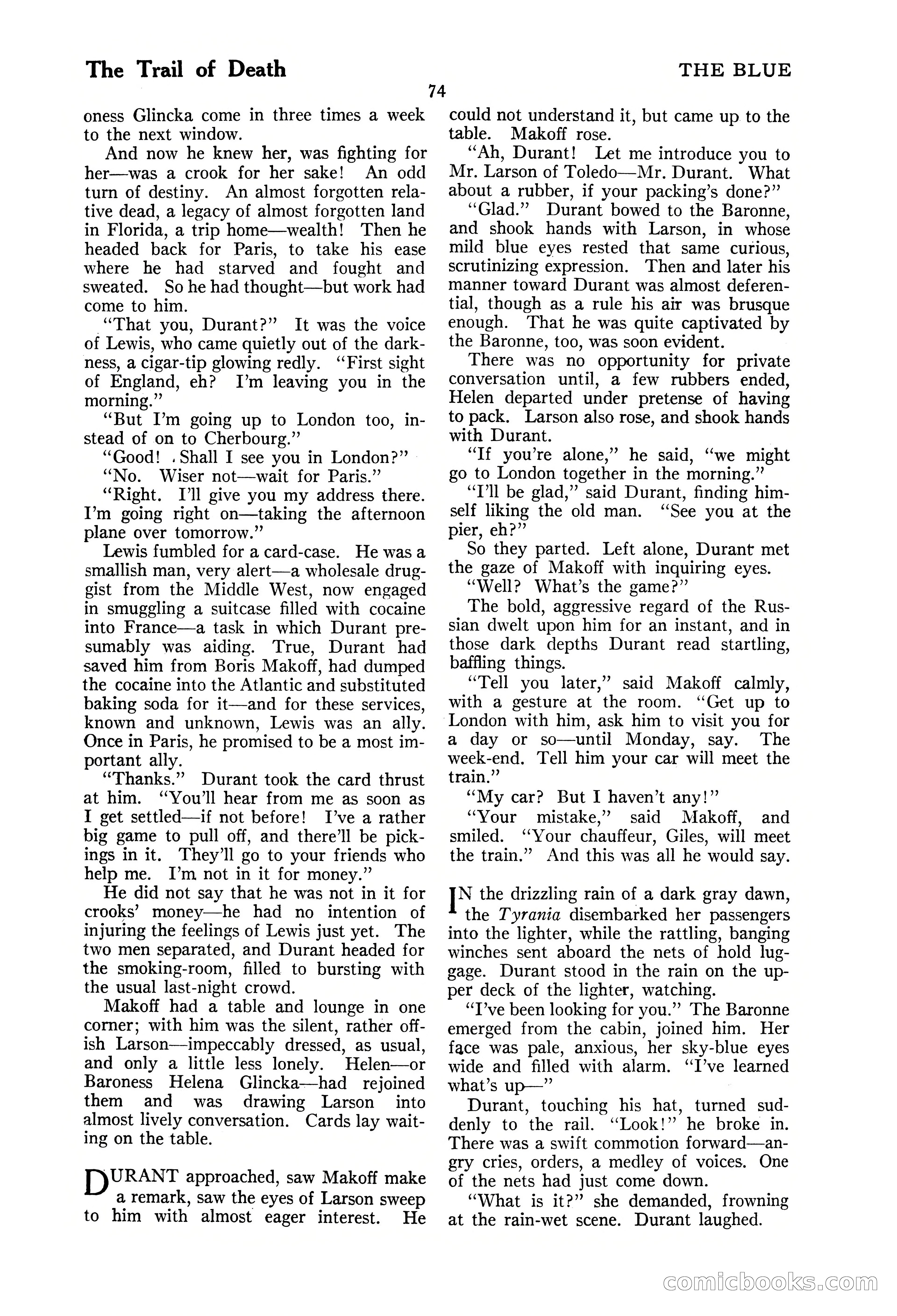 The Illustrated Blue Book Magazine, November 1926 — page 76 of 208
