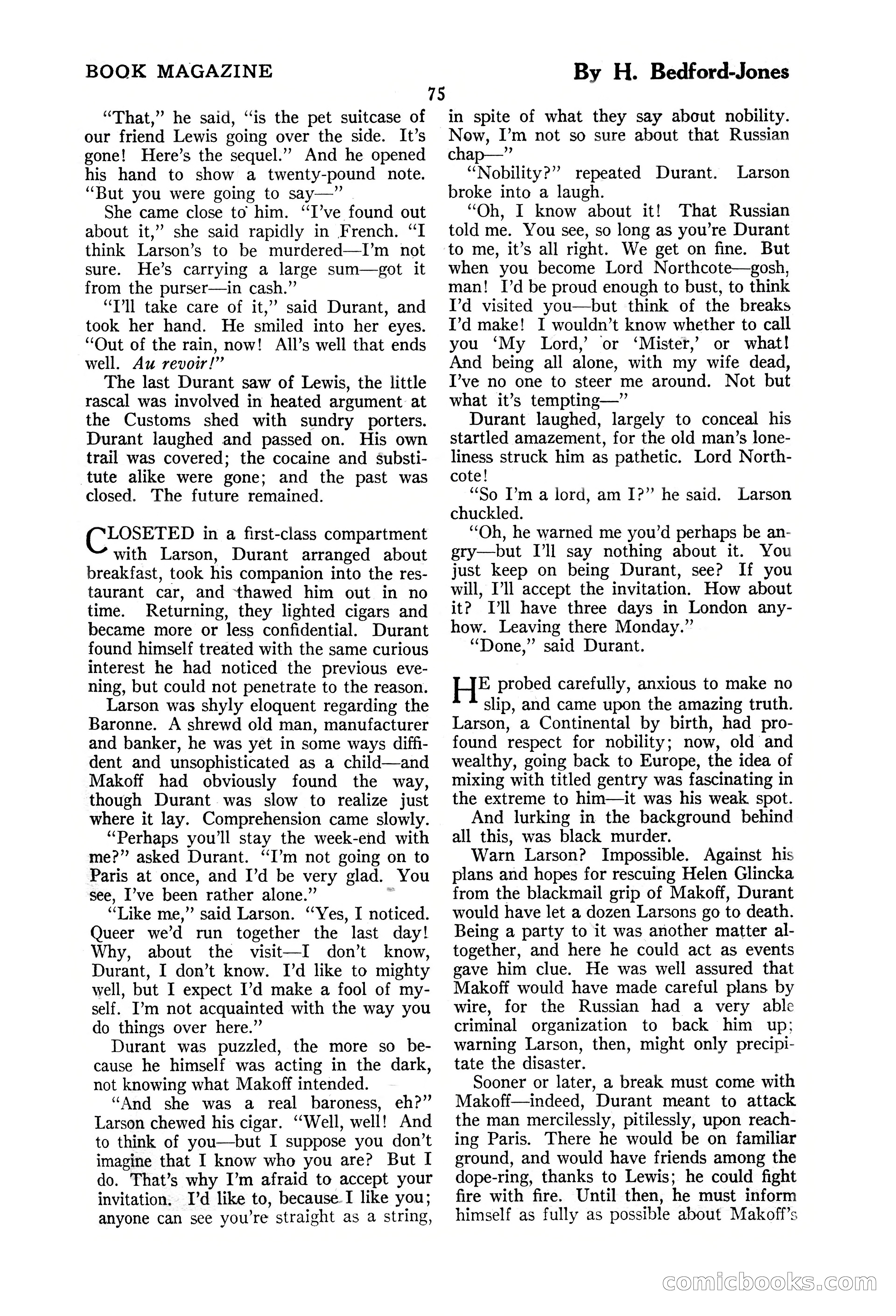 The Illustrated Blue Book Magazine, November 1926 — page 77 of 208