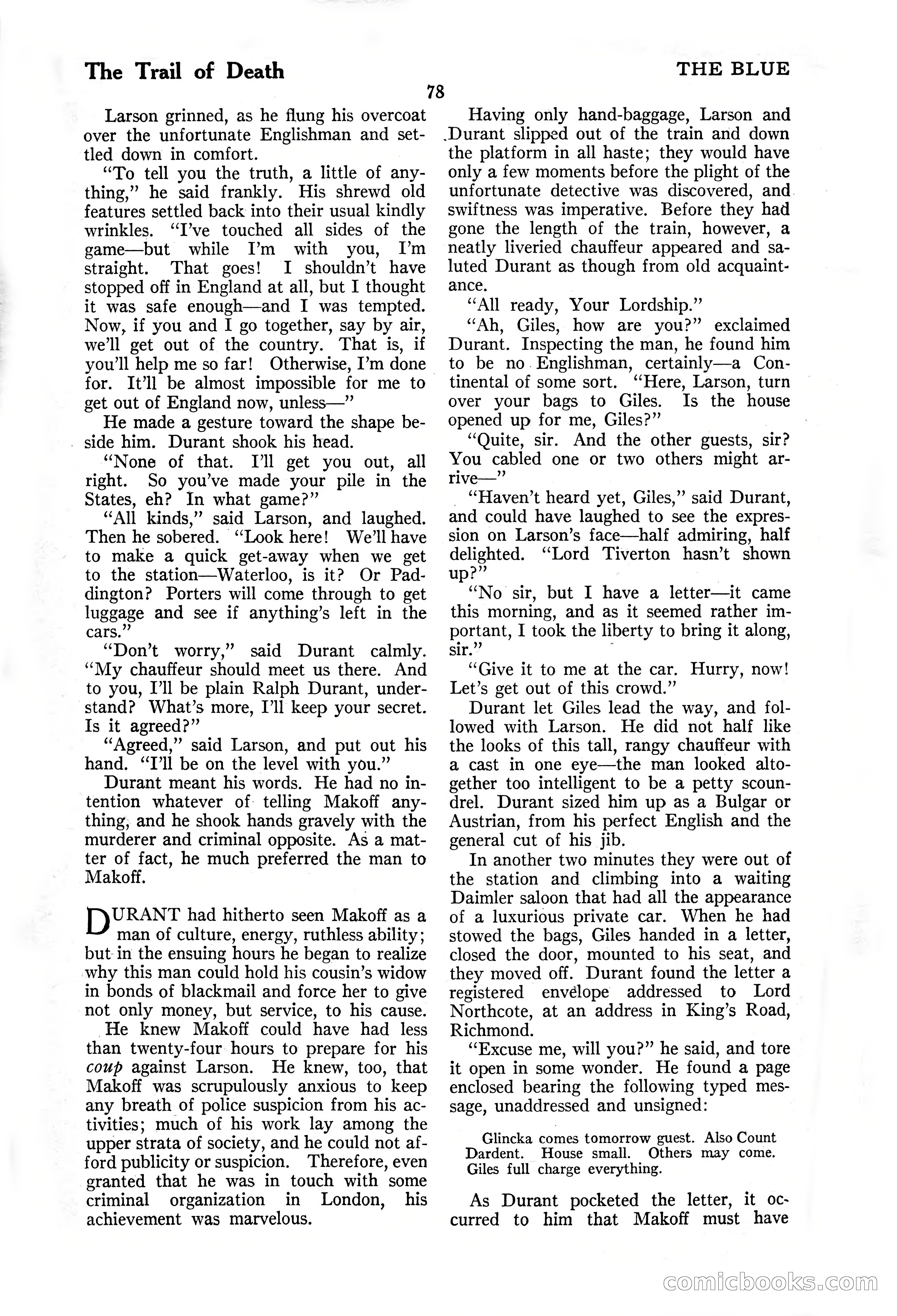 The Illustrated Blue Book Magazine, November 1926 — page 80 of 208