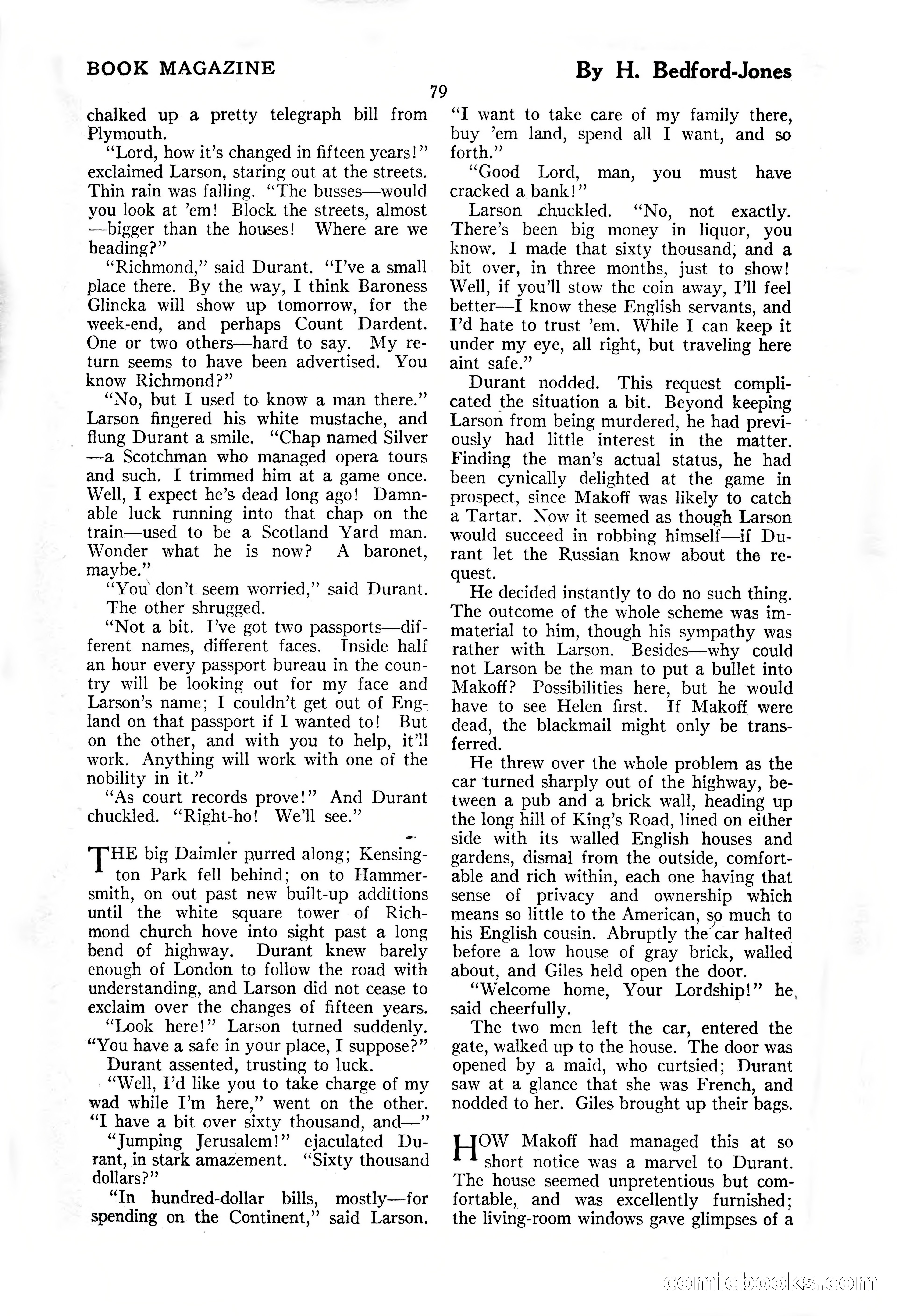 The Illustrated Blue Book Magazine, November 1926 — page 81 of 208
