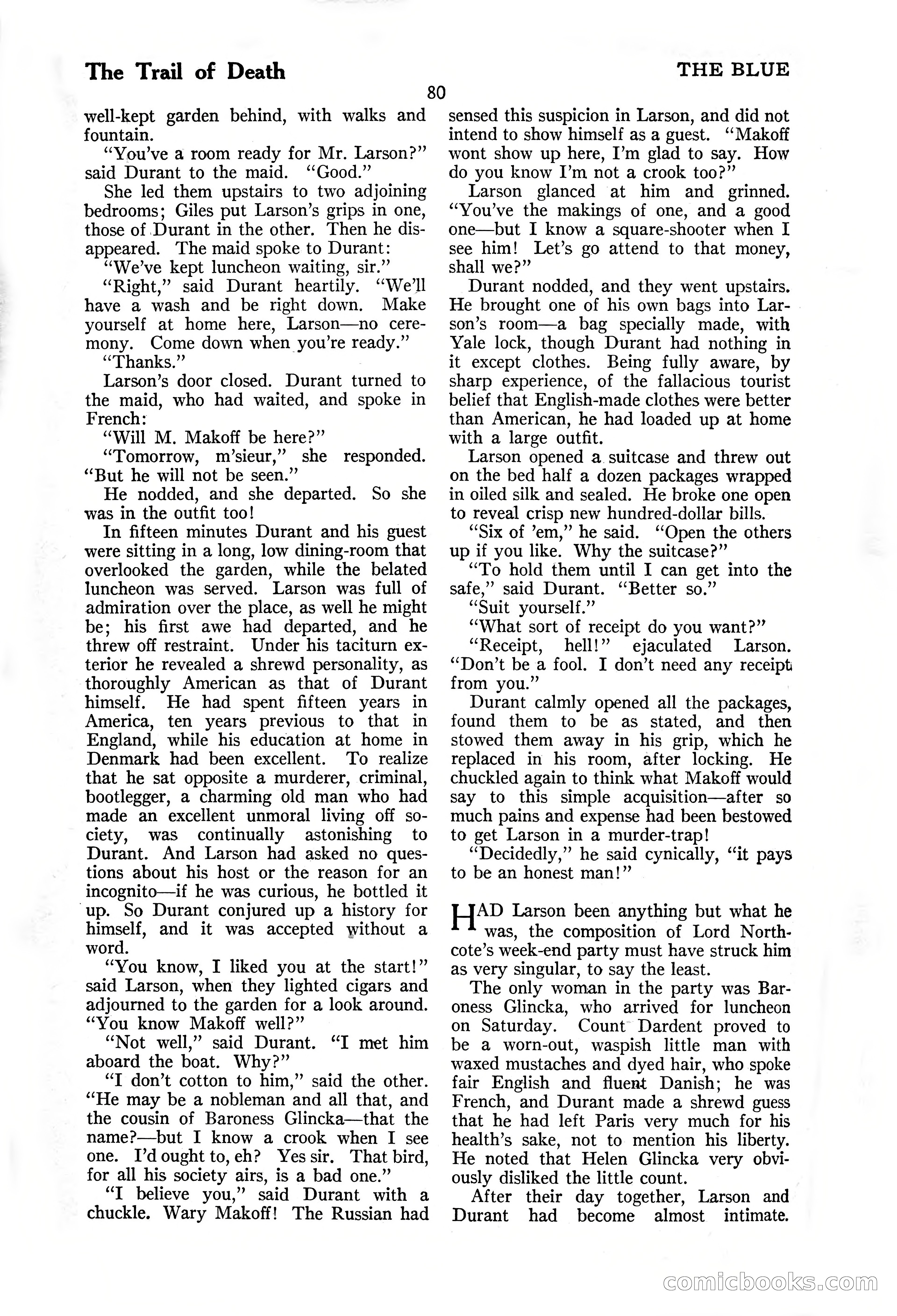 The Illustrated Blue Book Magazine, November 1926 — page 82 of 208