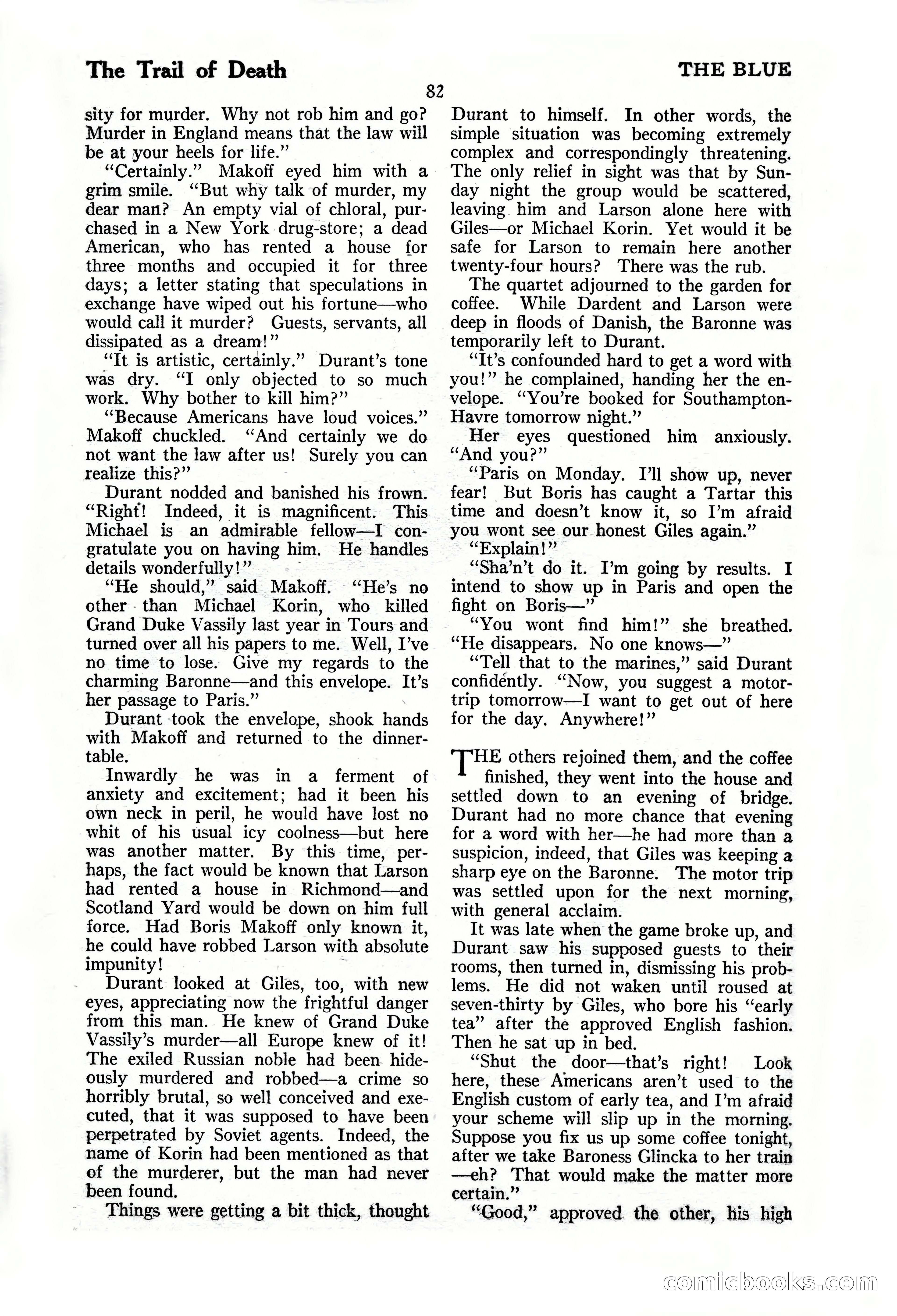 The Illustrated Blue Book Magazine, November 1926 — page 84 of 208