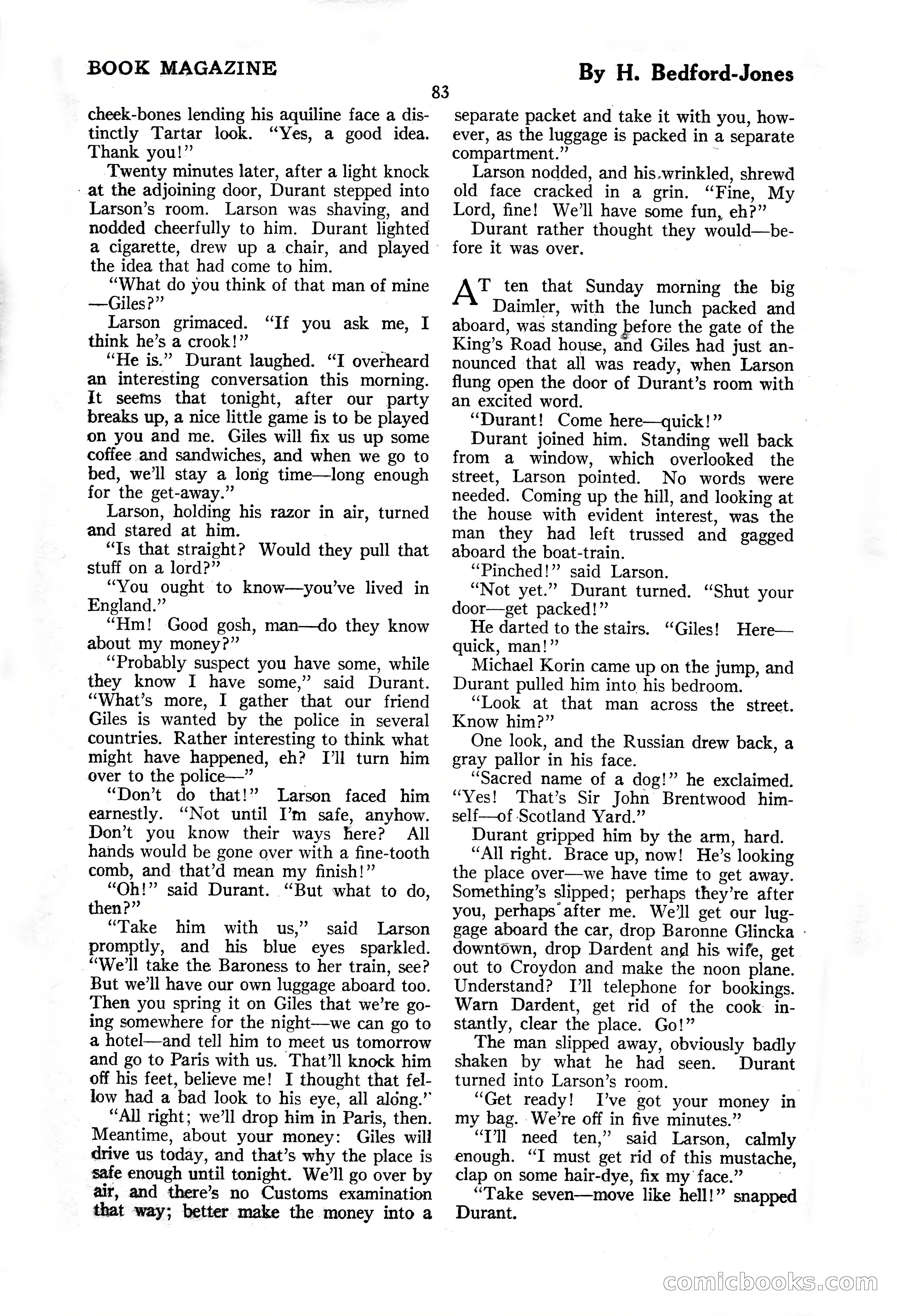 The Illustrated Blue Book Magazine, November 1926 — page 85 of 208