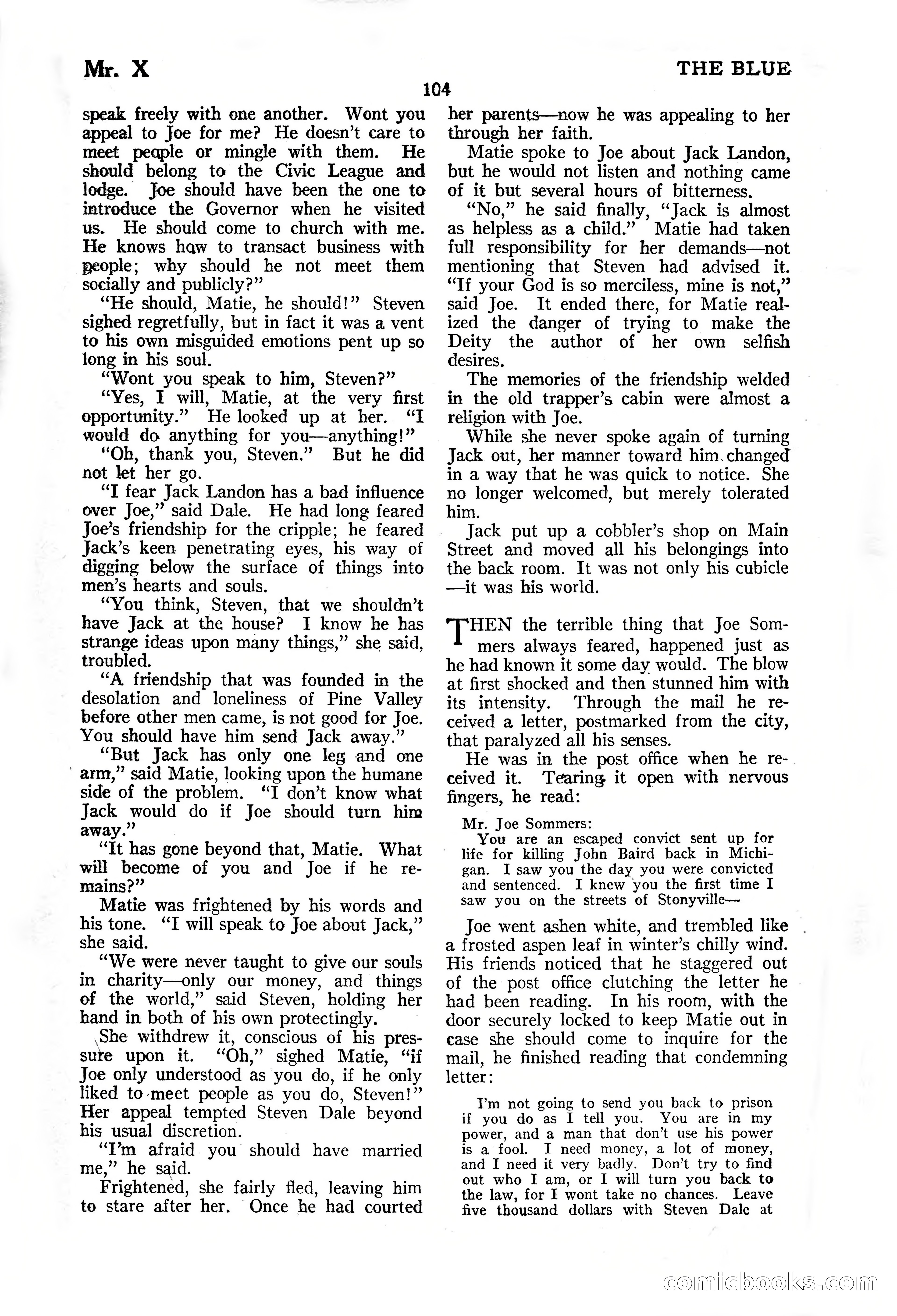 The Illustrated Blue Book Magazine, November 1926 — page 106 of 208