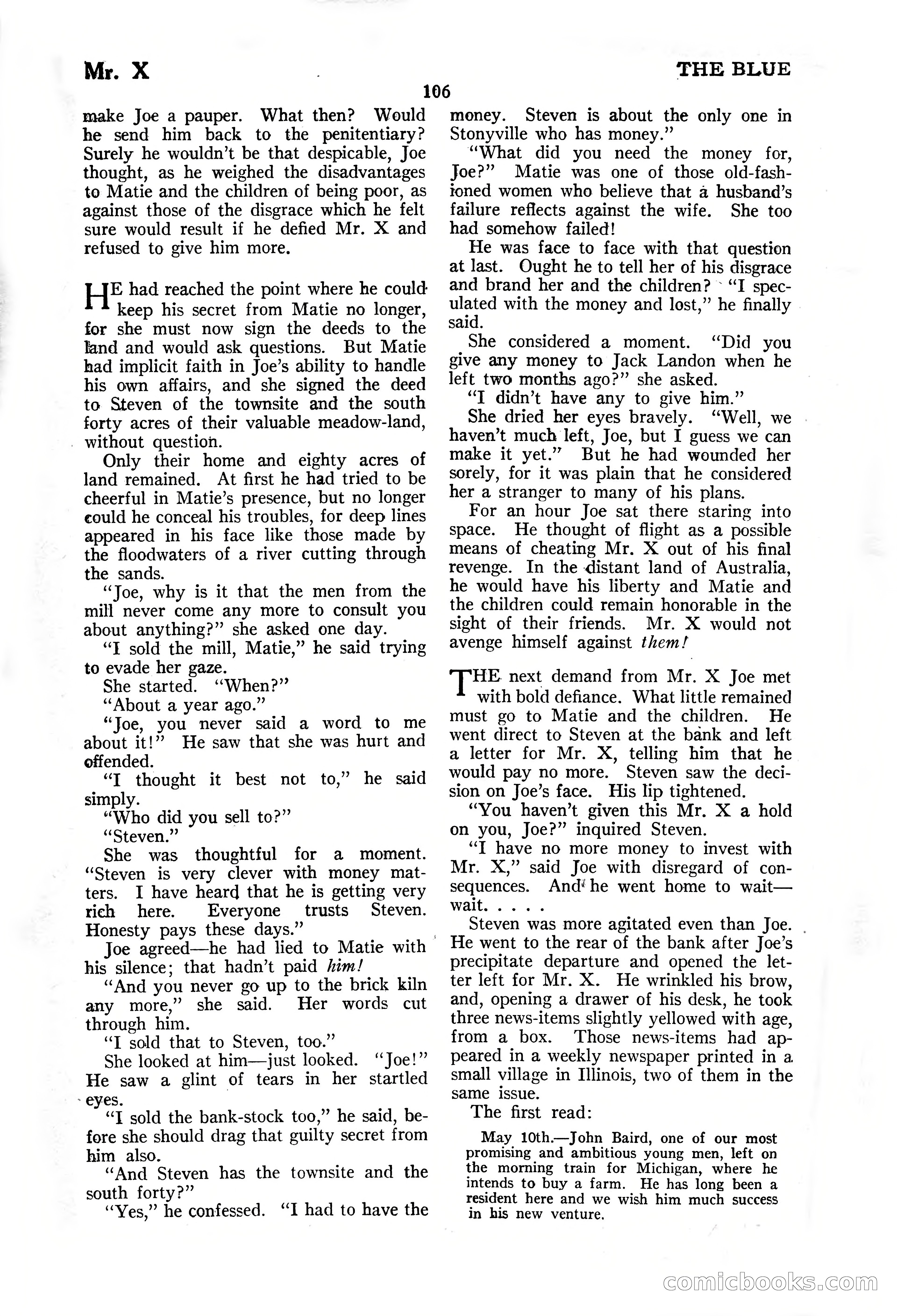 The Illustrated Blue Book Magazine, November 1926 — page 108 of 208