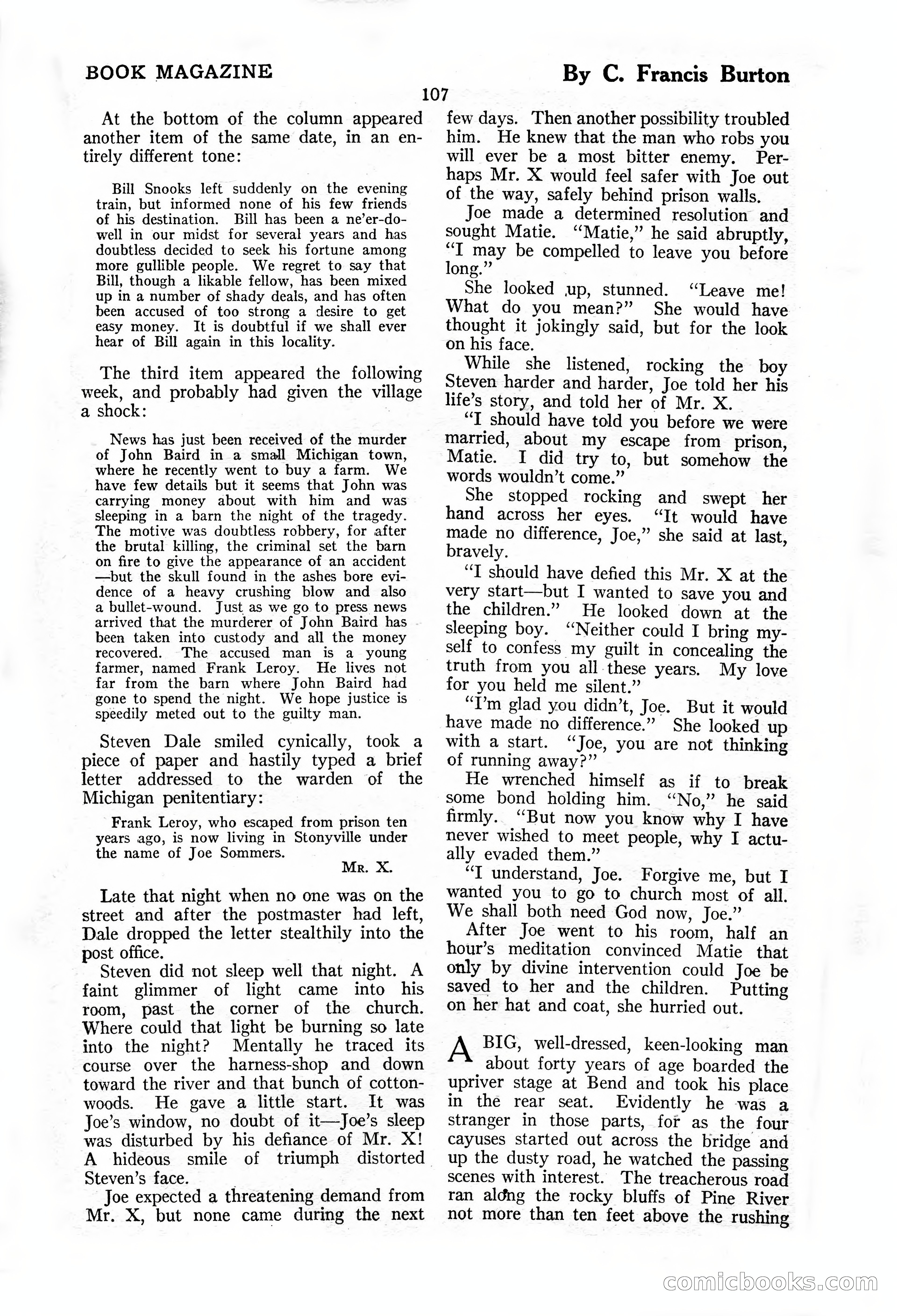 The Illustrated Blue Book Magazine, November 1926 — page 109 of 208