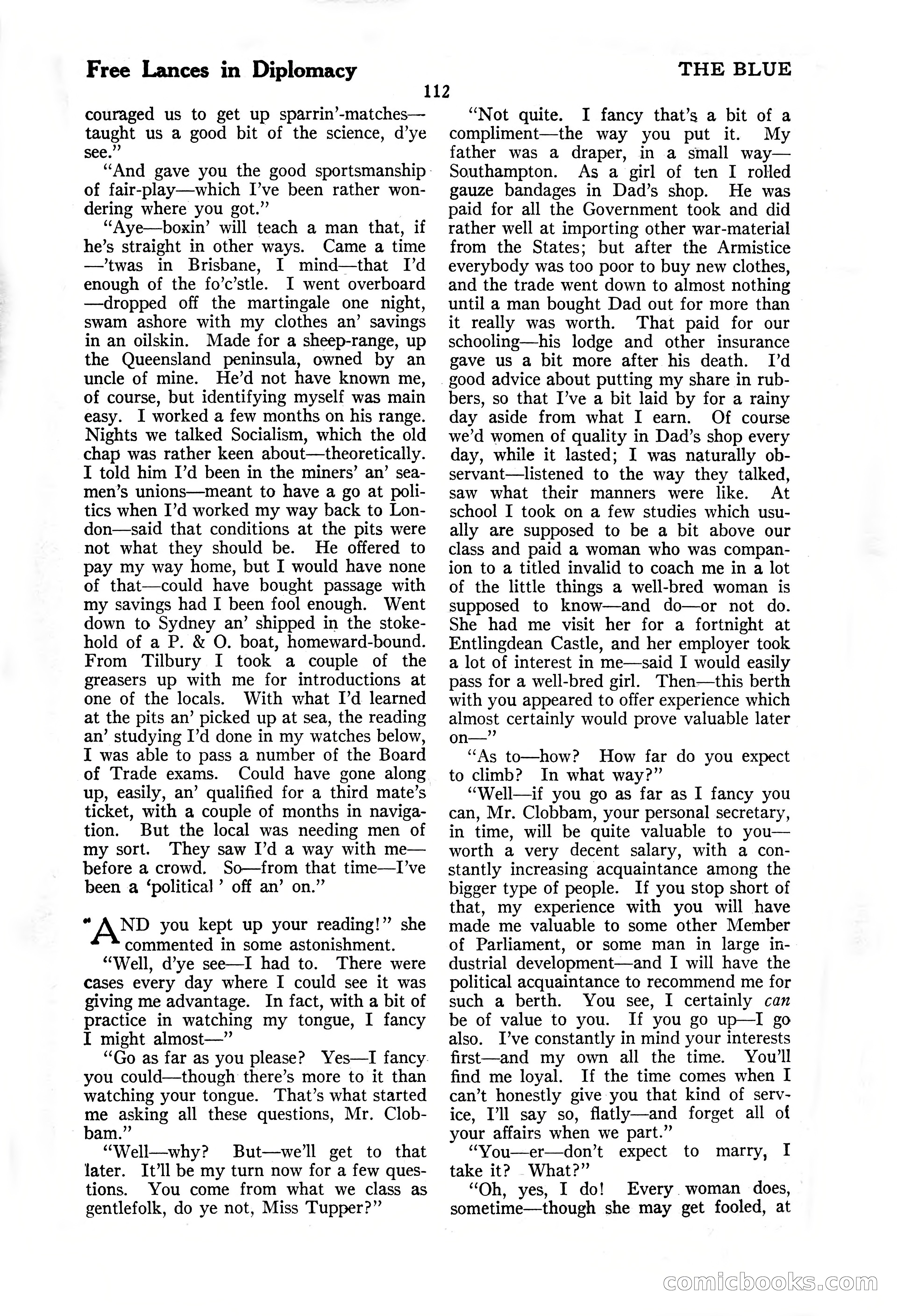 The Illustrated Blue Book Magazine, November 1926 — page 114 of 208