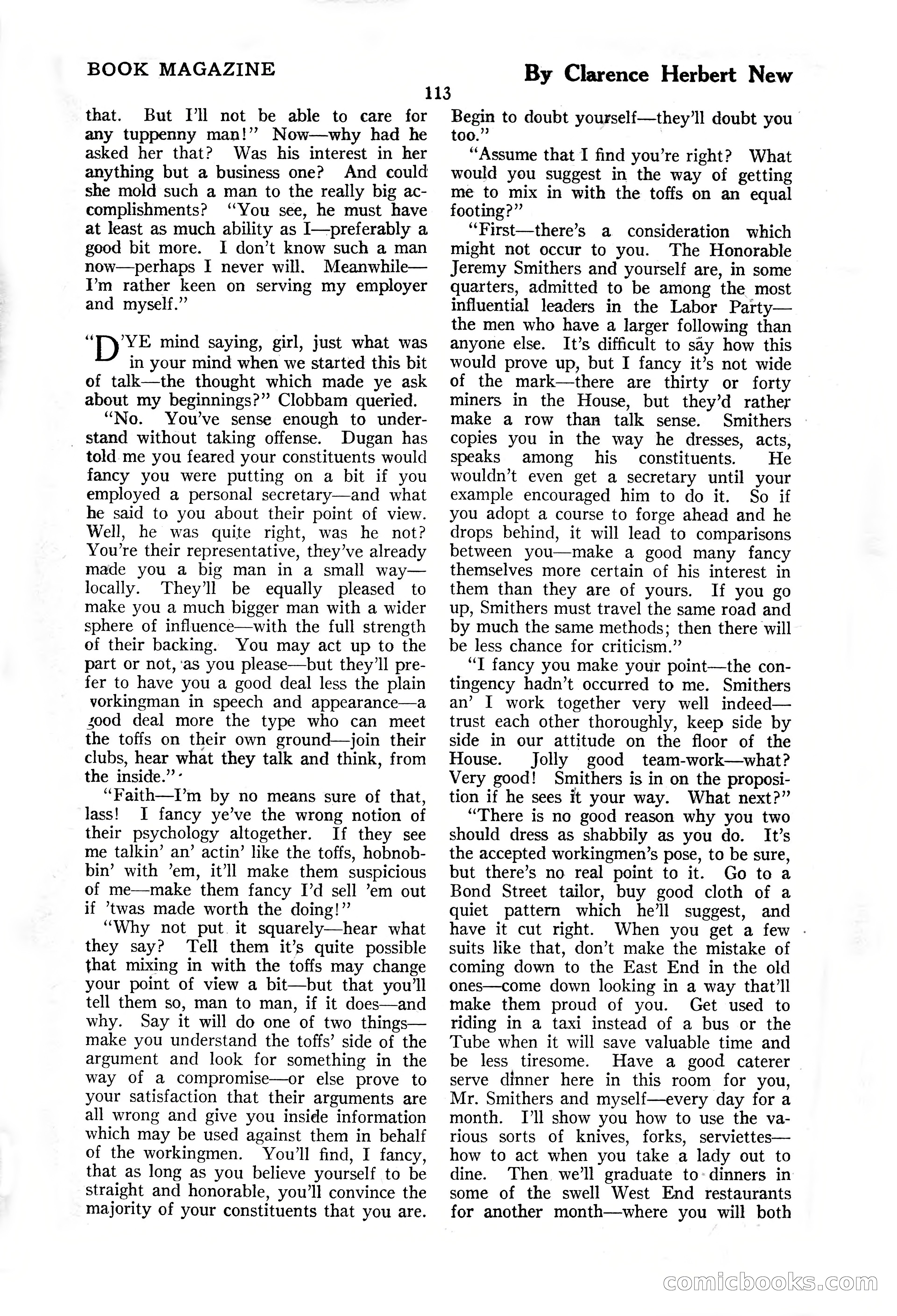 The Illustrated Blue Book Magazine, November 1926 — page 115 of 208