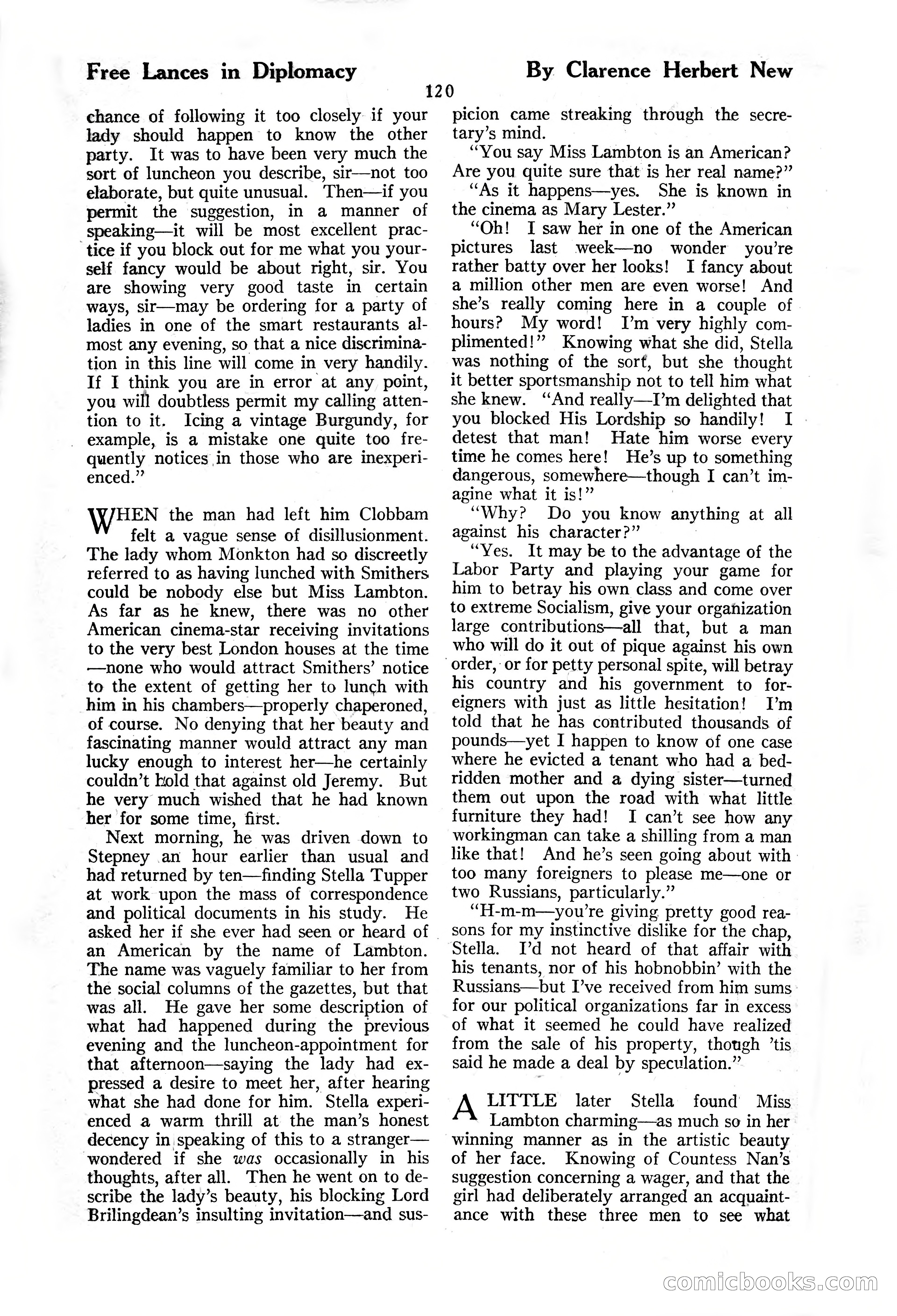 The Illustrated Blue Book Magazine, November 1926 — page 122 of 208