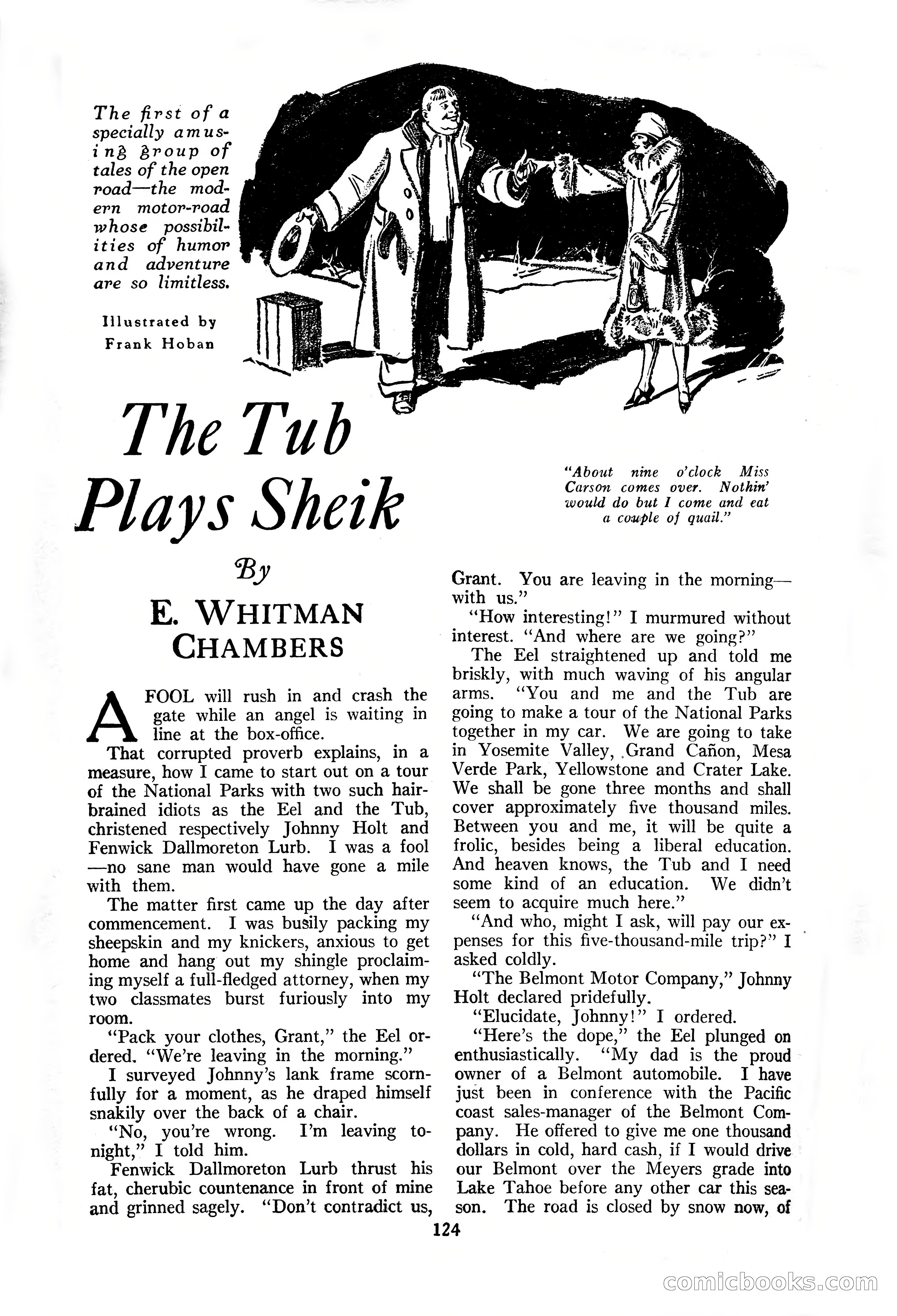 The Illustrated Blue Book Magazine, November 1926 — page 126 of 208