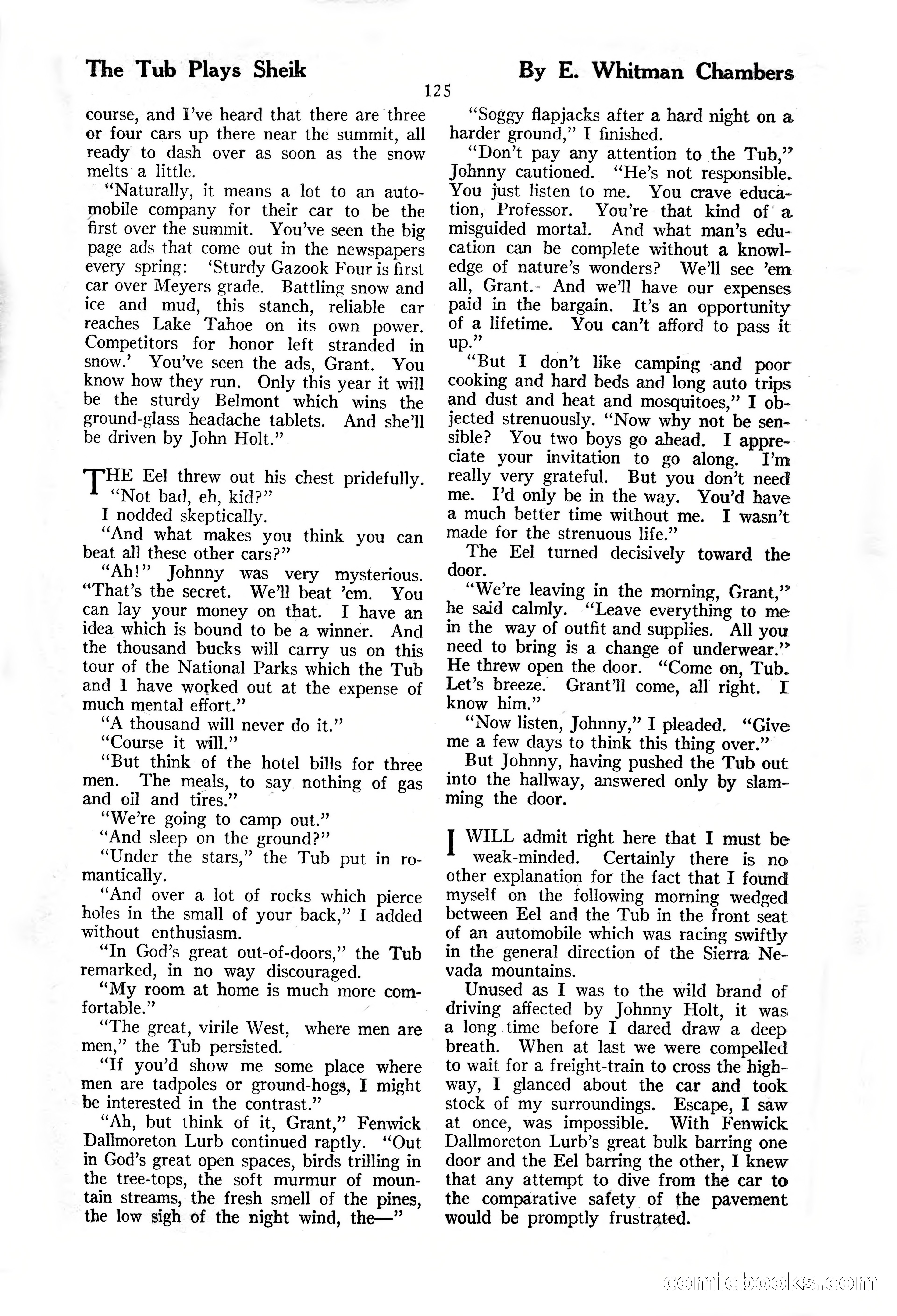 The Illustrated Blue Book Magazine, November 1926 — page 127 of 208