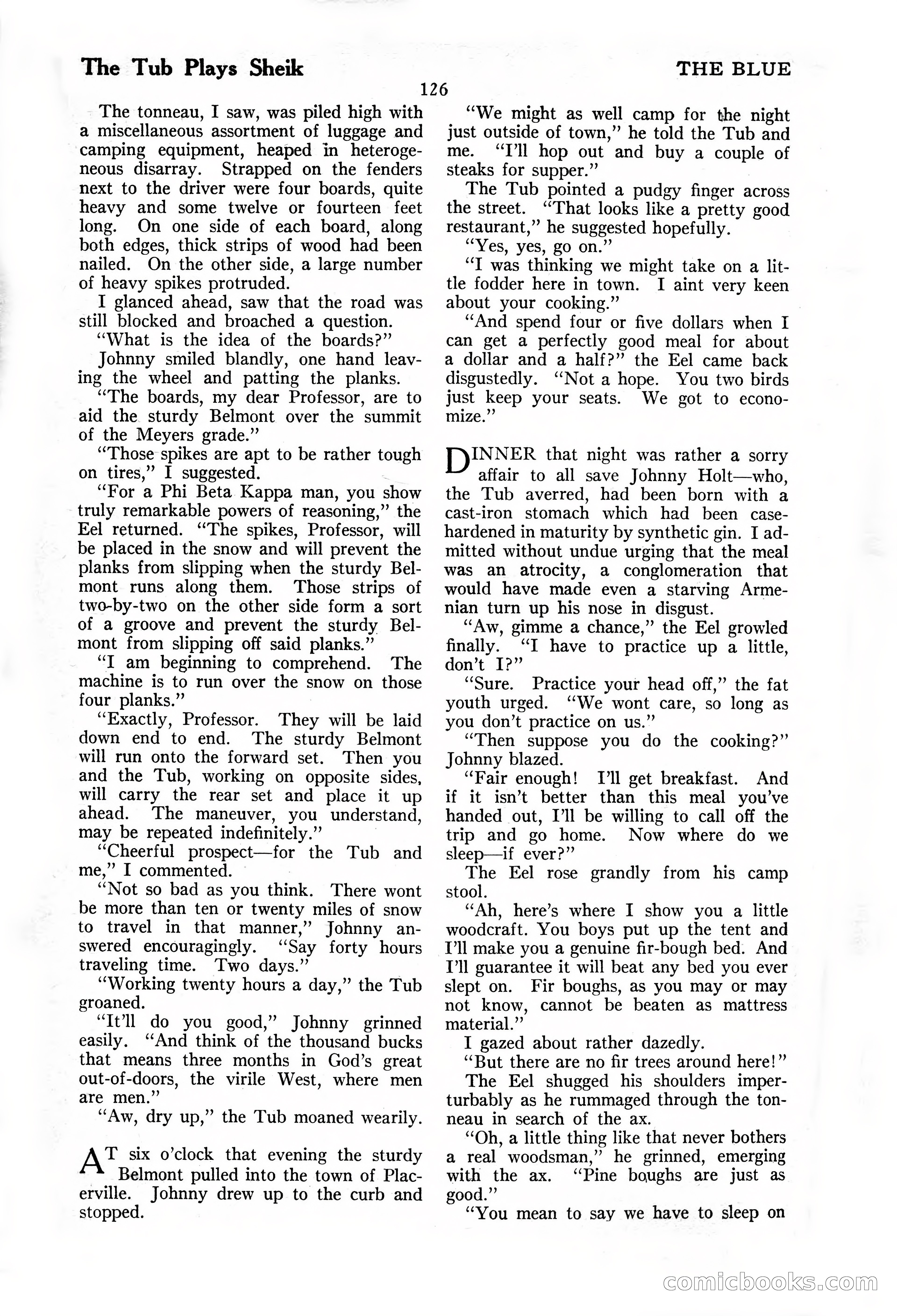 The Illustrated Blue Book Magazine, November 1926 — page 128 of 208