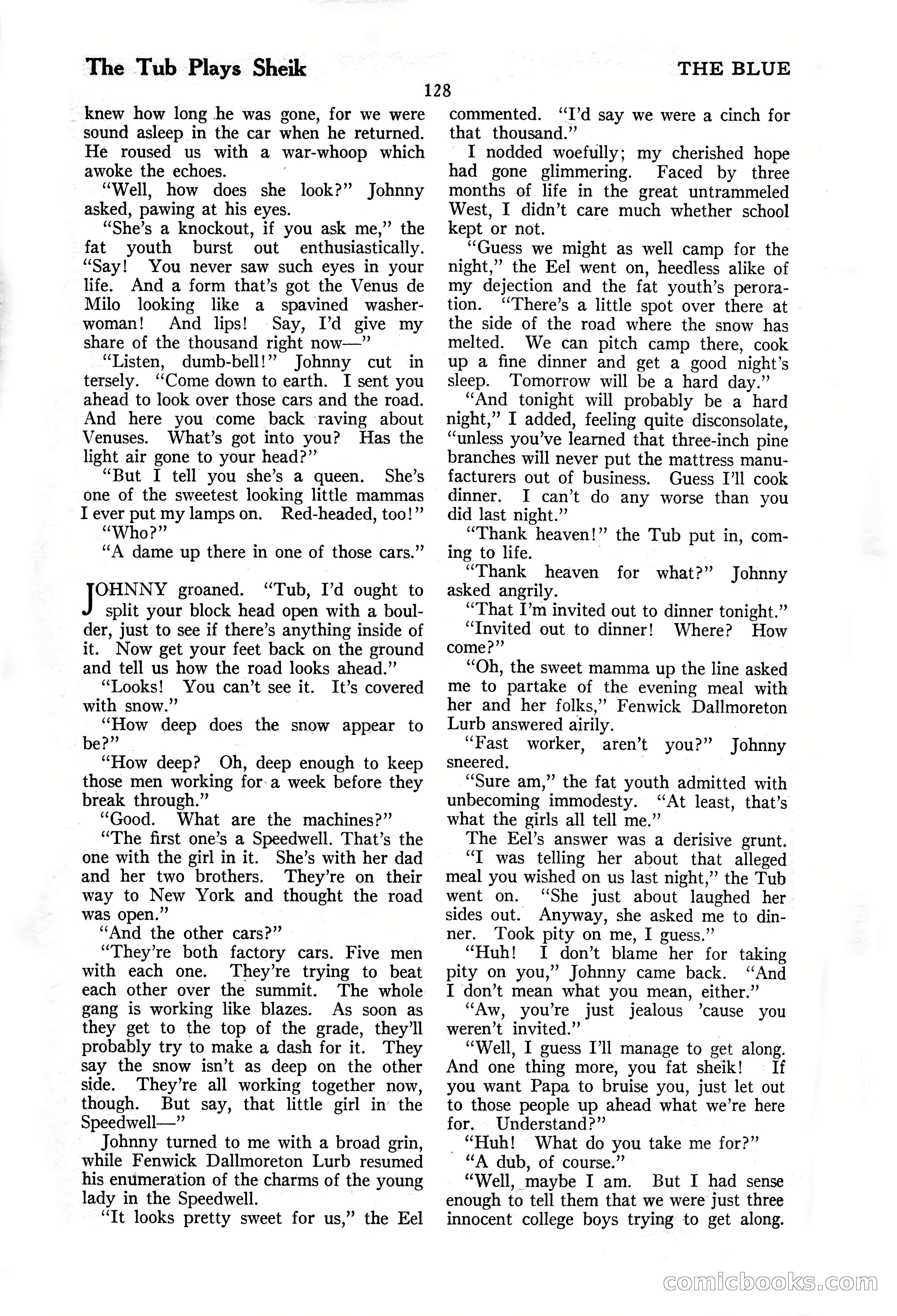 The Illustrated Blue Book Magazine, November 1926 — page 130 of 208