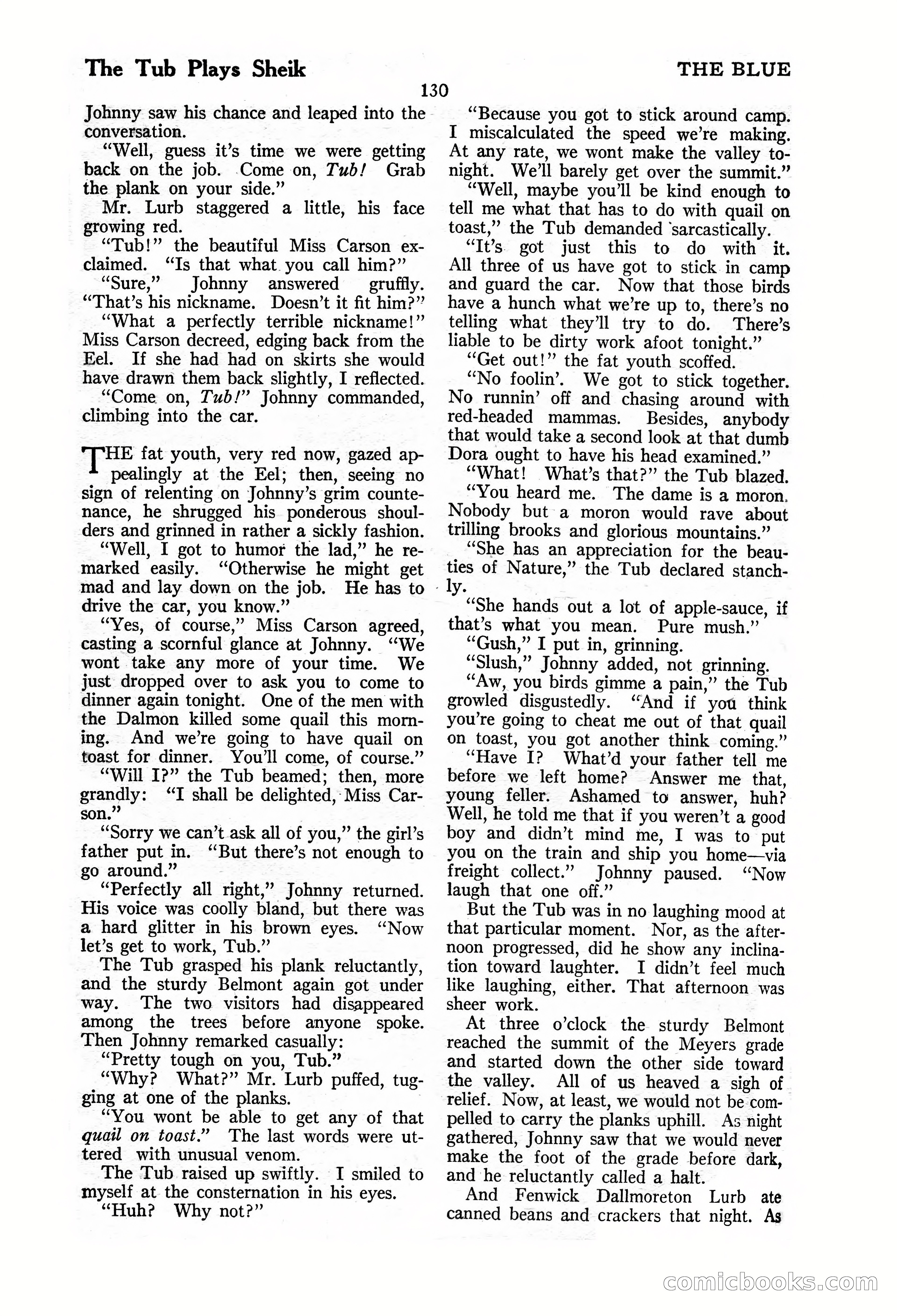 The Illustrated Blue Book Magazine, November 1926 — page 132 of 208