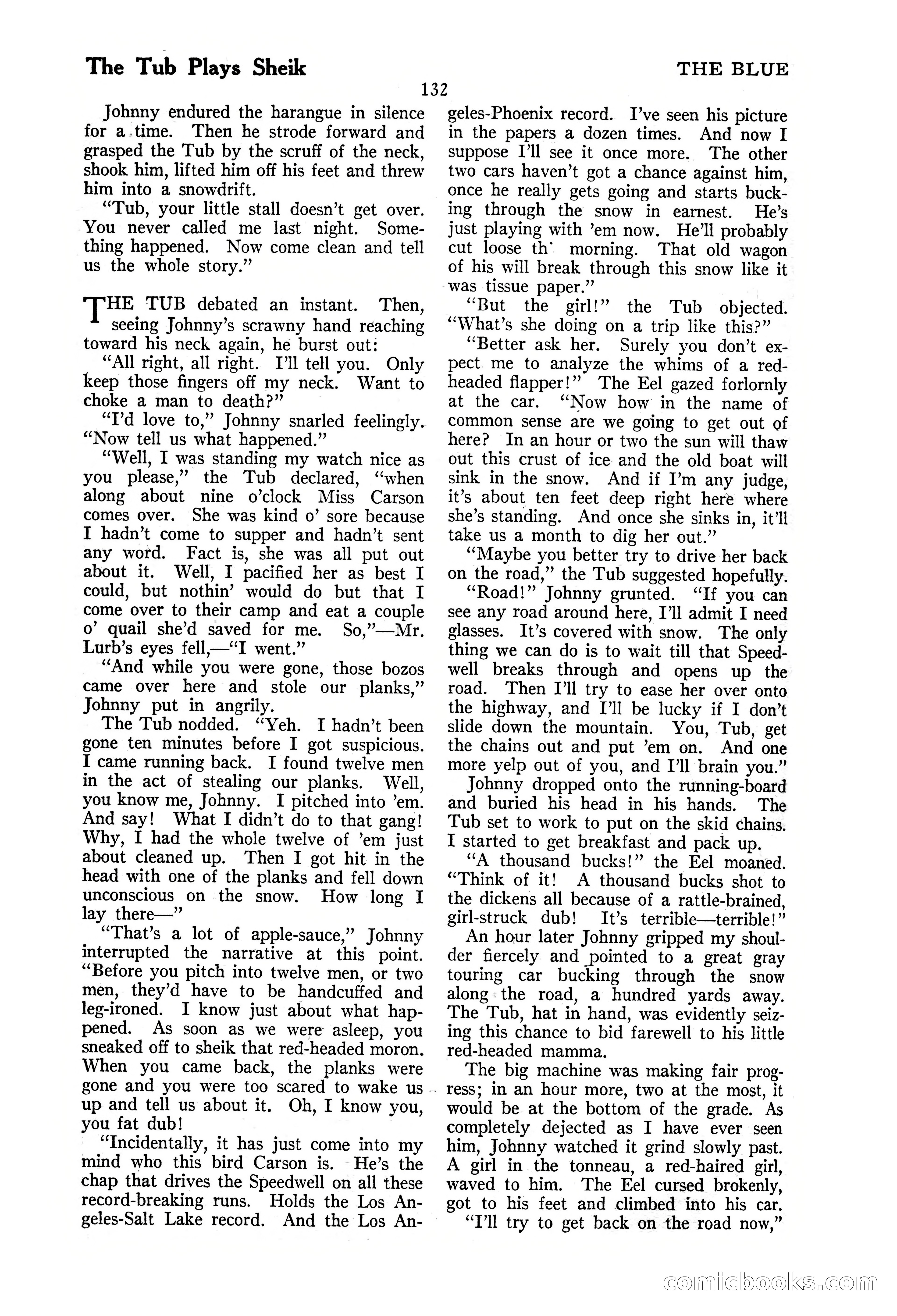 The Illustrated Blue Book Magazine, November 1926 — page 134 of 208