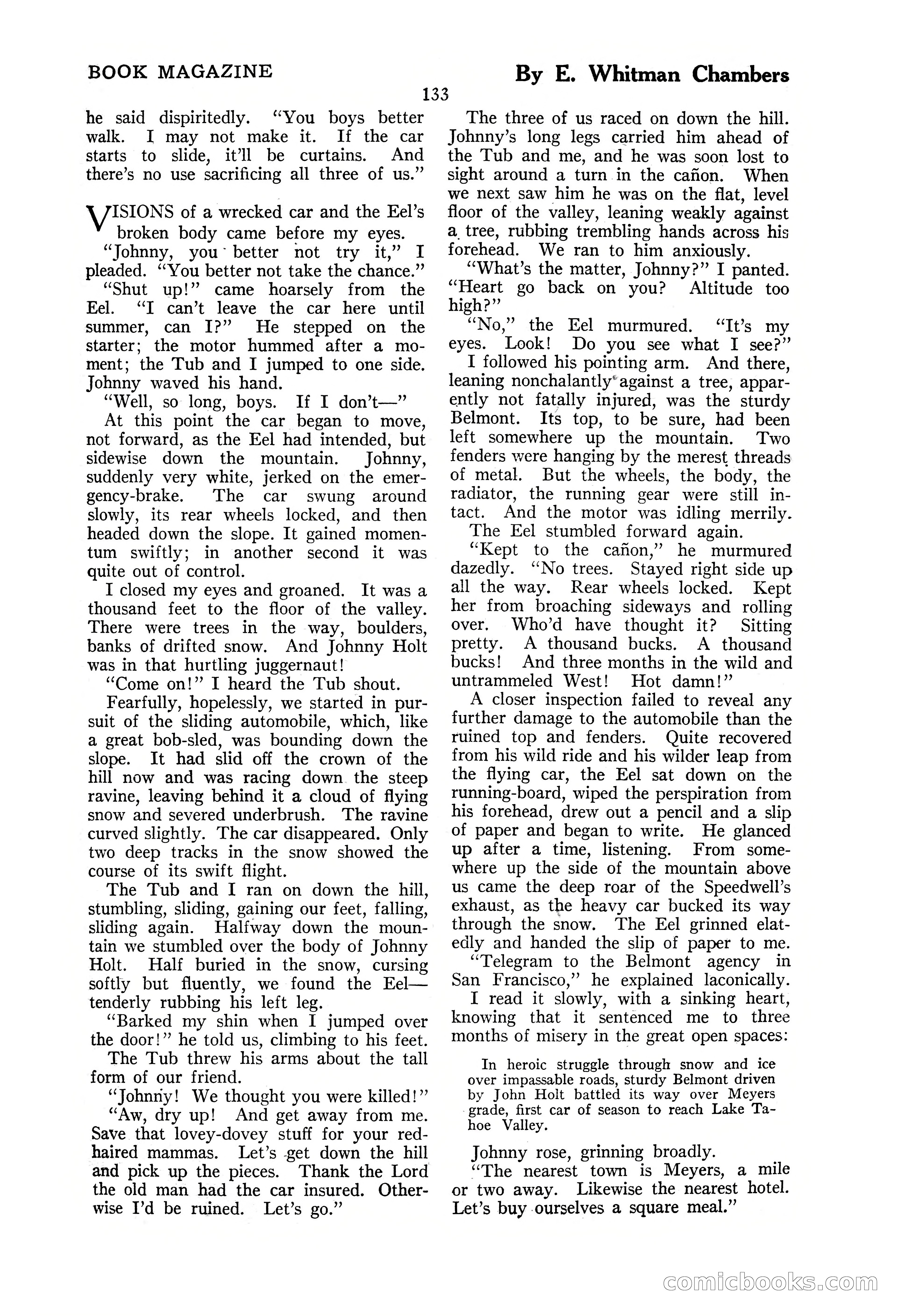The Illustrated Blue Book Magazine, November 1926 — page 135 of 208
