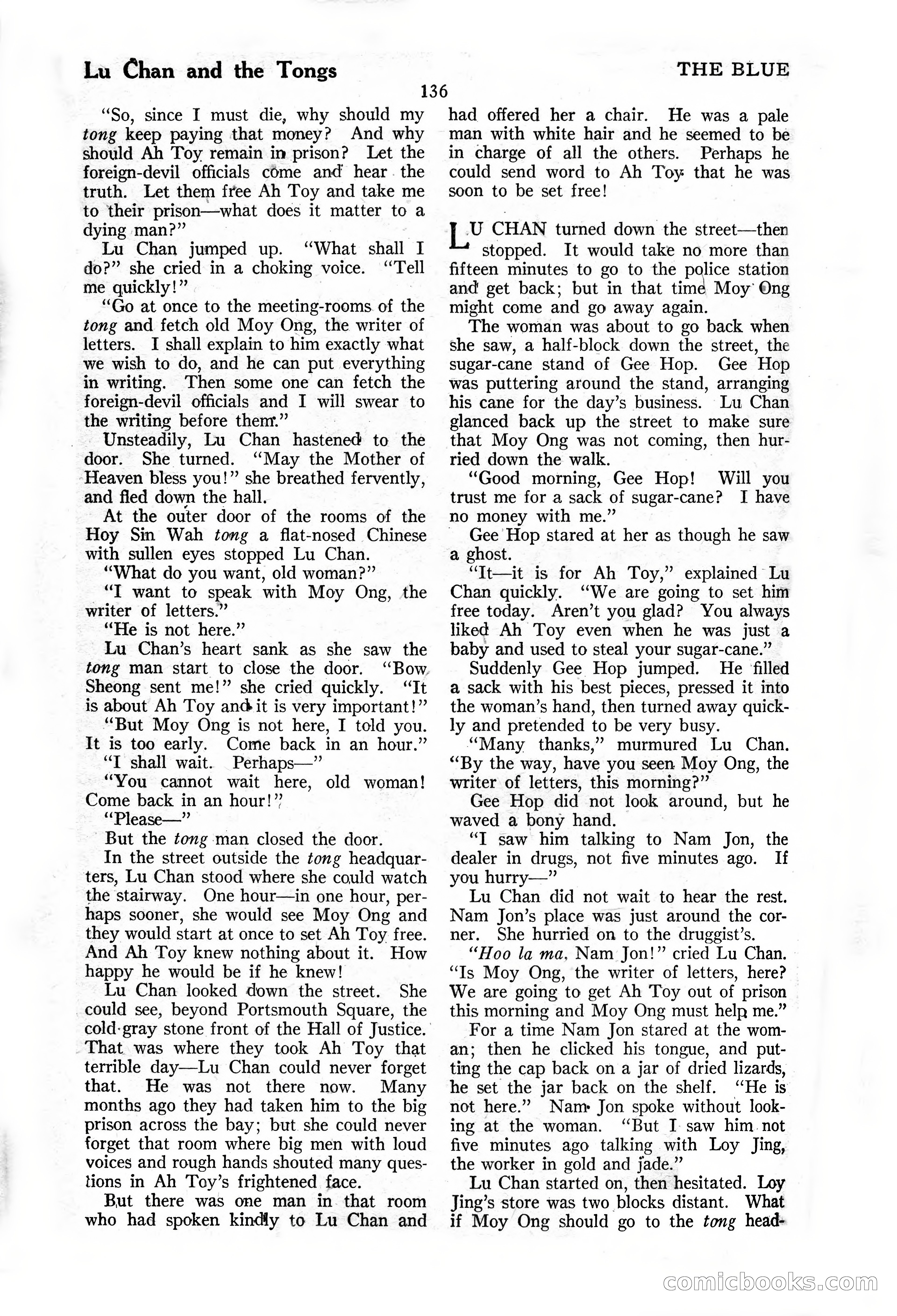 The Illustrated Blue Book Magazine, November 1926 — page 138 of 208