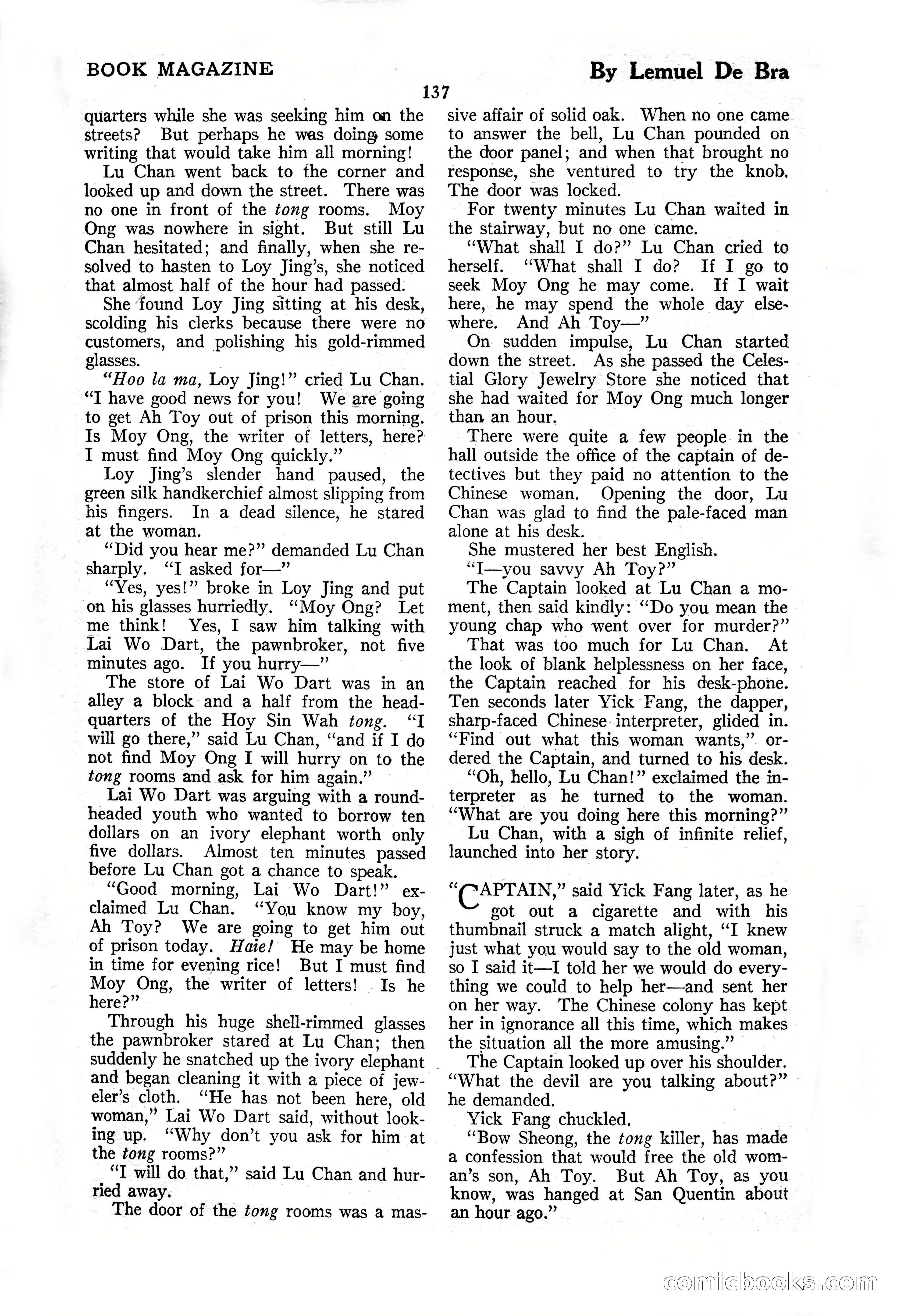 The Illustrated Blue Book Magazine, November 1926 — page 139 of 208