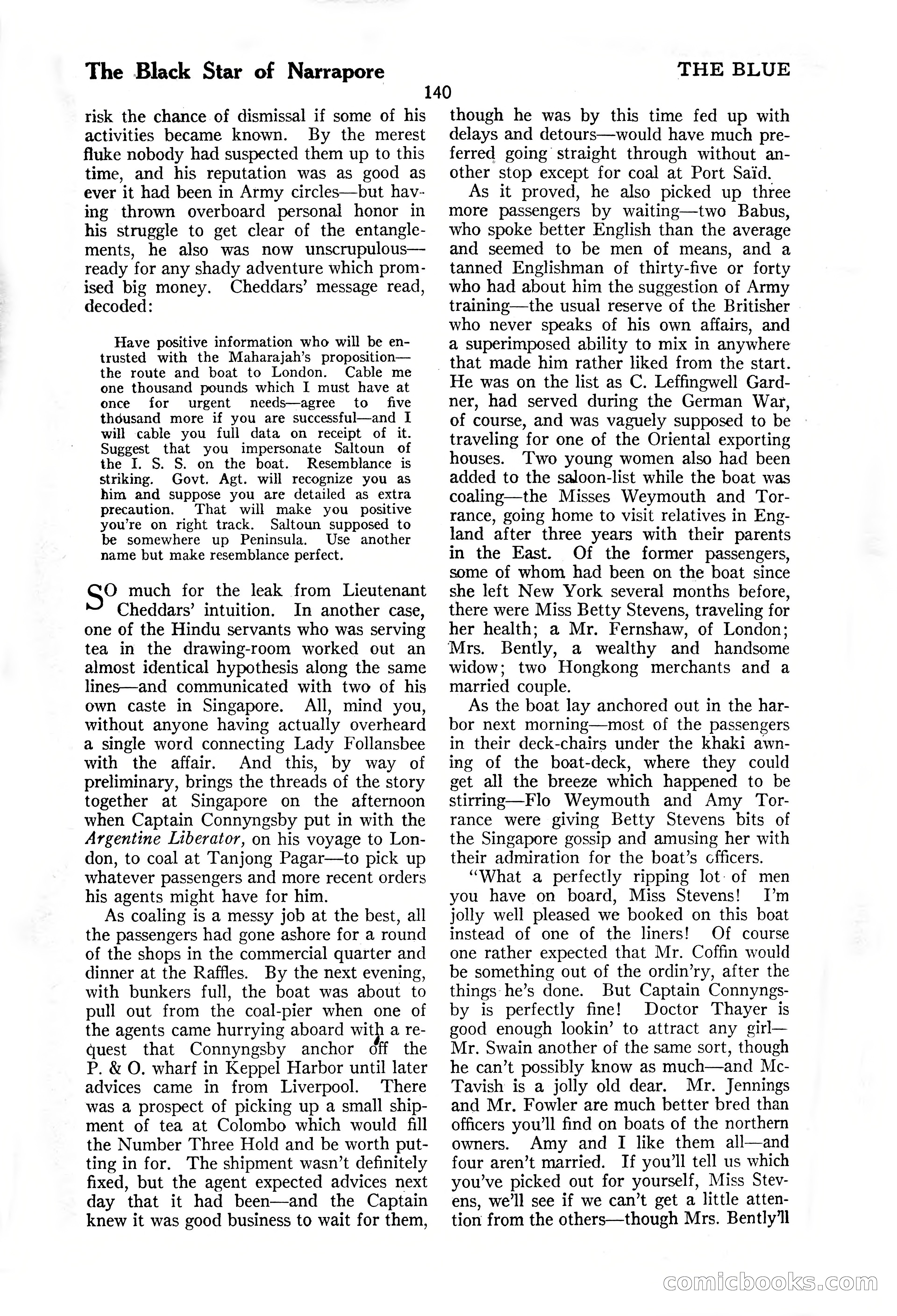 The Illustrated Blue Book Magazine, November 1926 — page 142 of 208