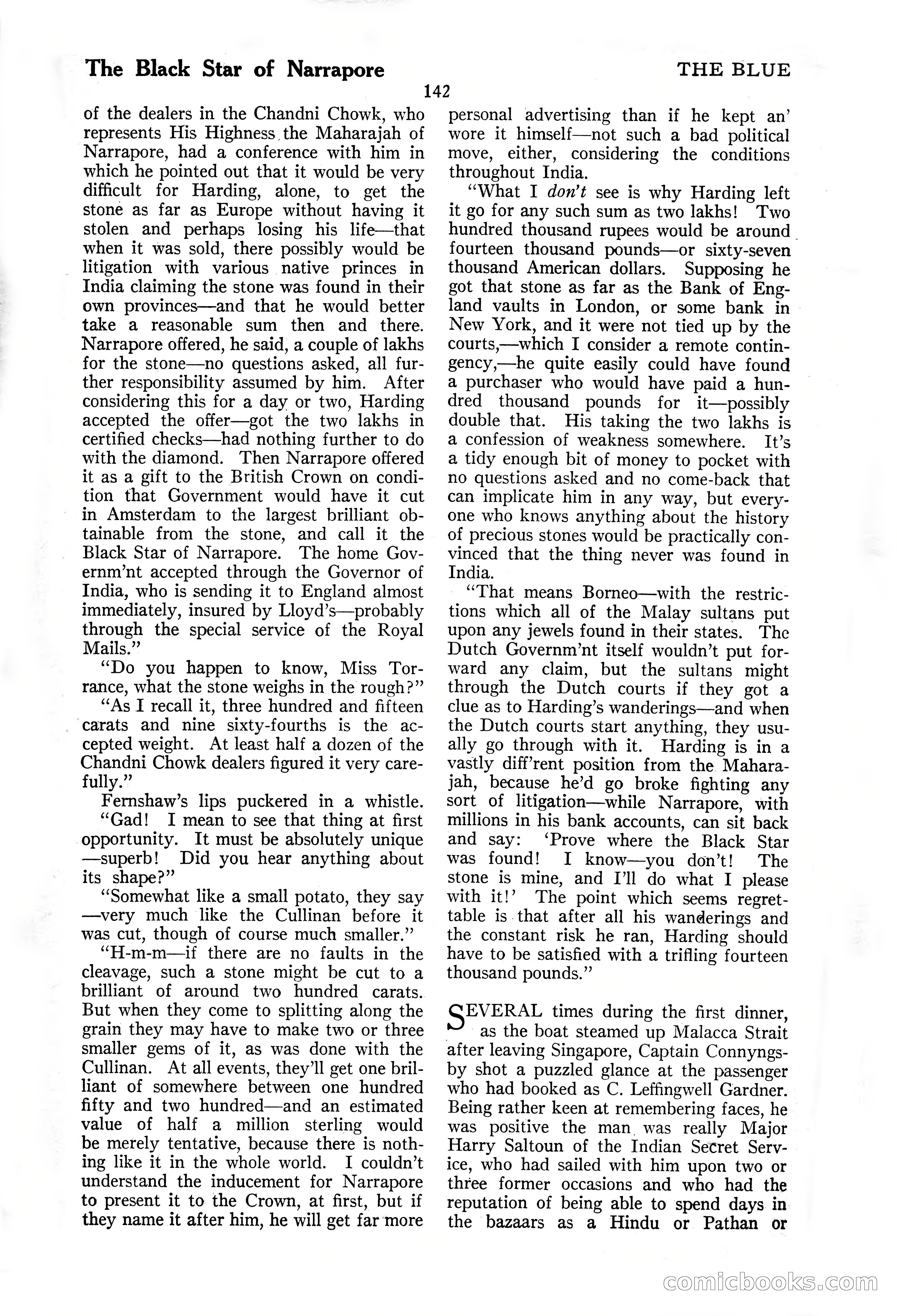 The Illustrated Blue Book Magazine, November 1926 — page 144 of 208