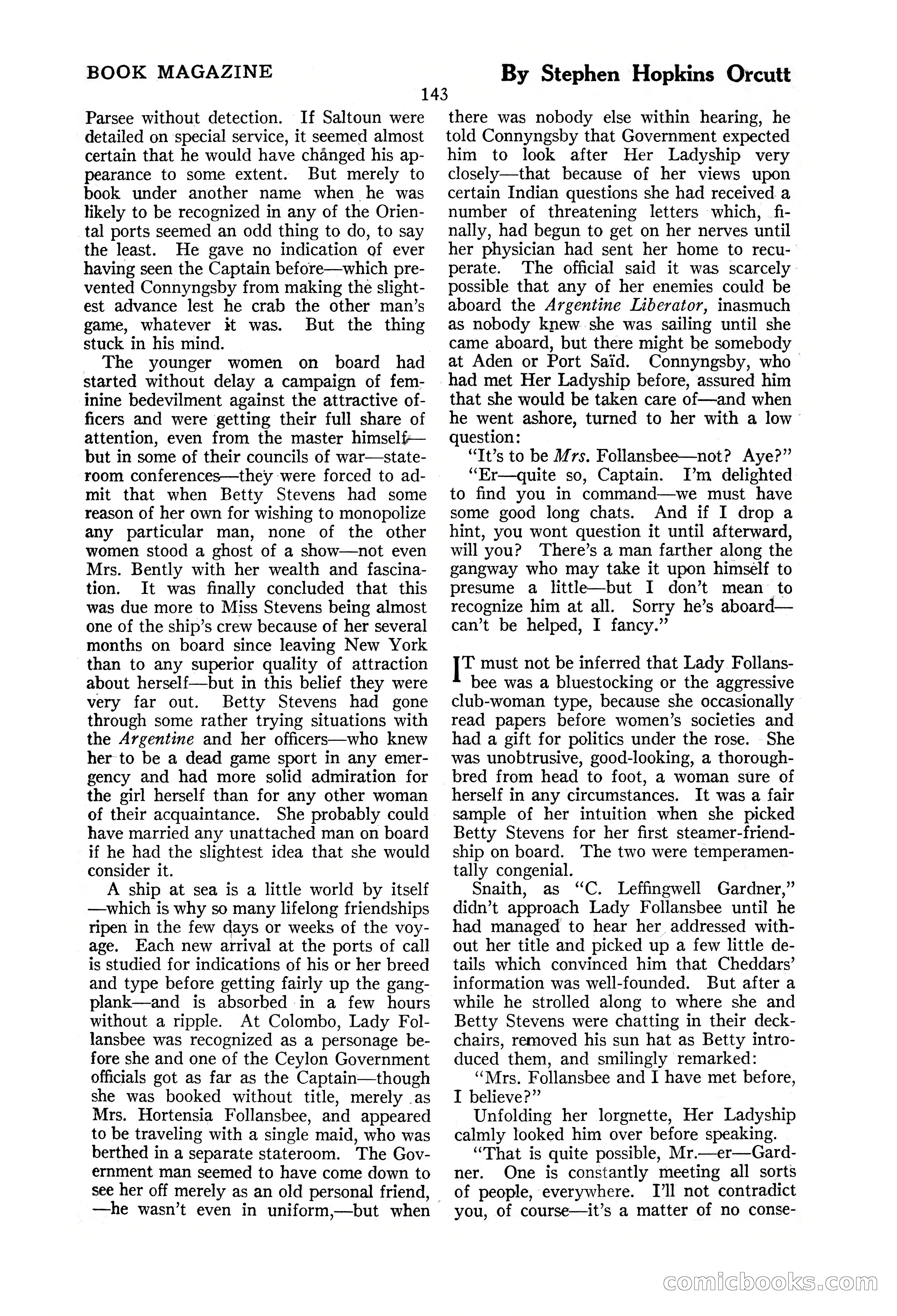 The Illustrated Blue Book Magazine, November 1926 — page 145 of 208