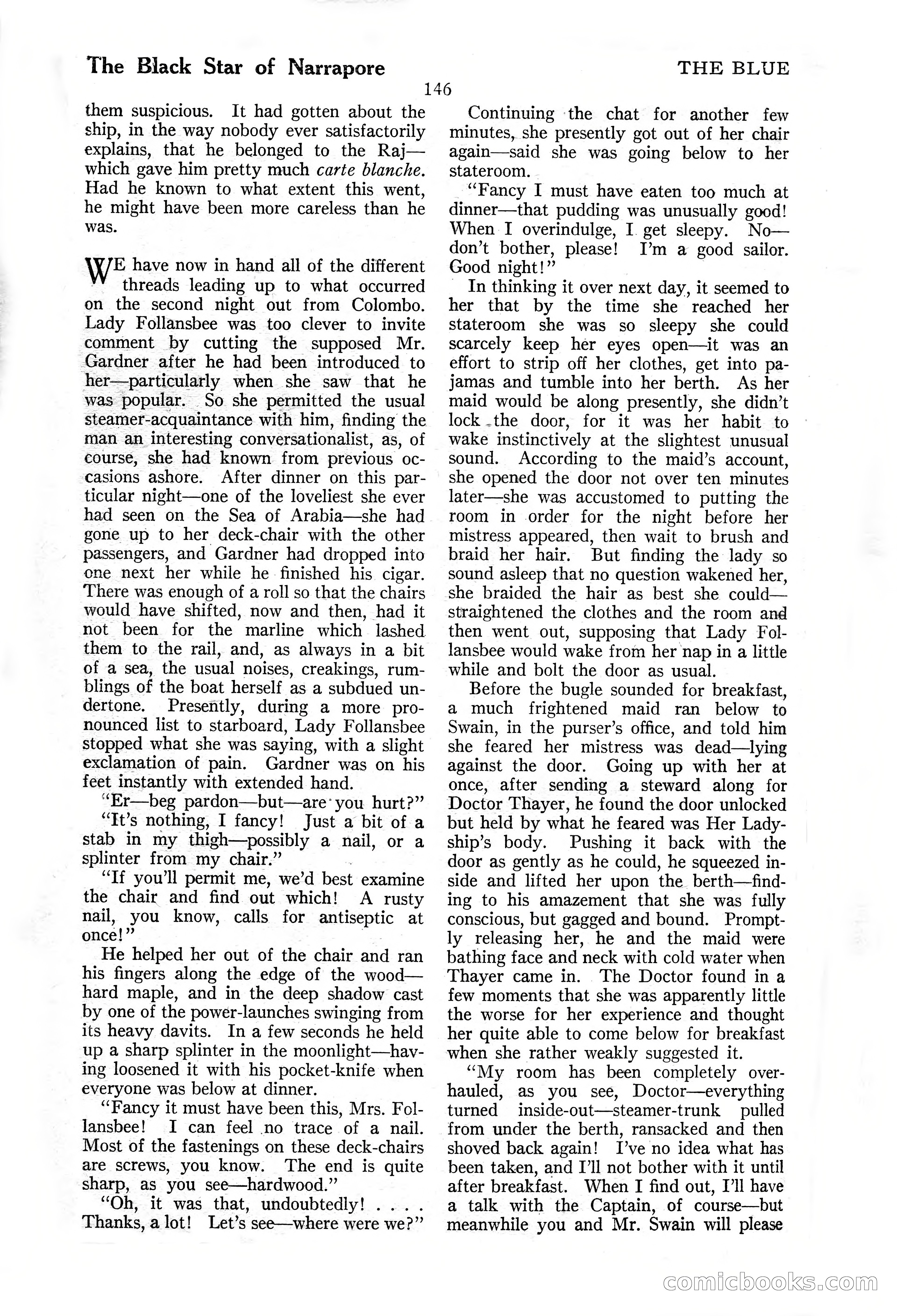 The Illustrated Blue Book Magazine, November 1926 — page 148 of 208