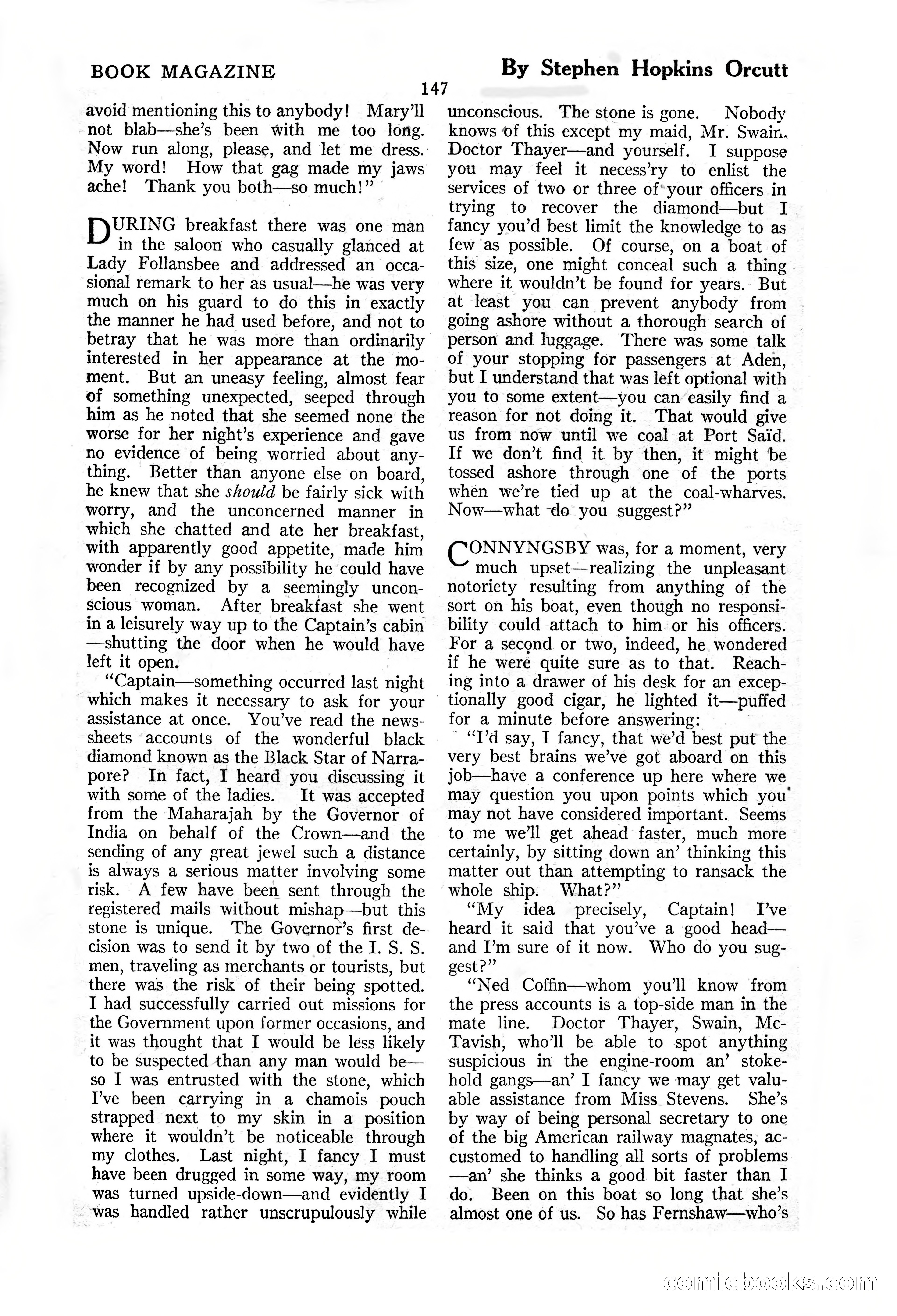 The Illustrated Blue Book Magazine, November 1926 — page 149 of 208