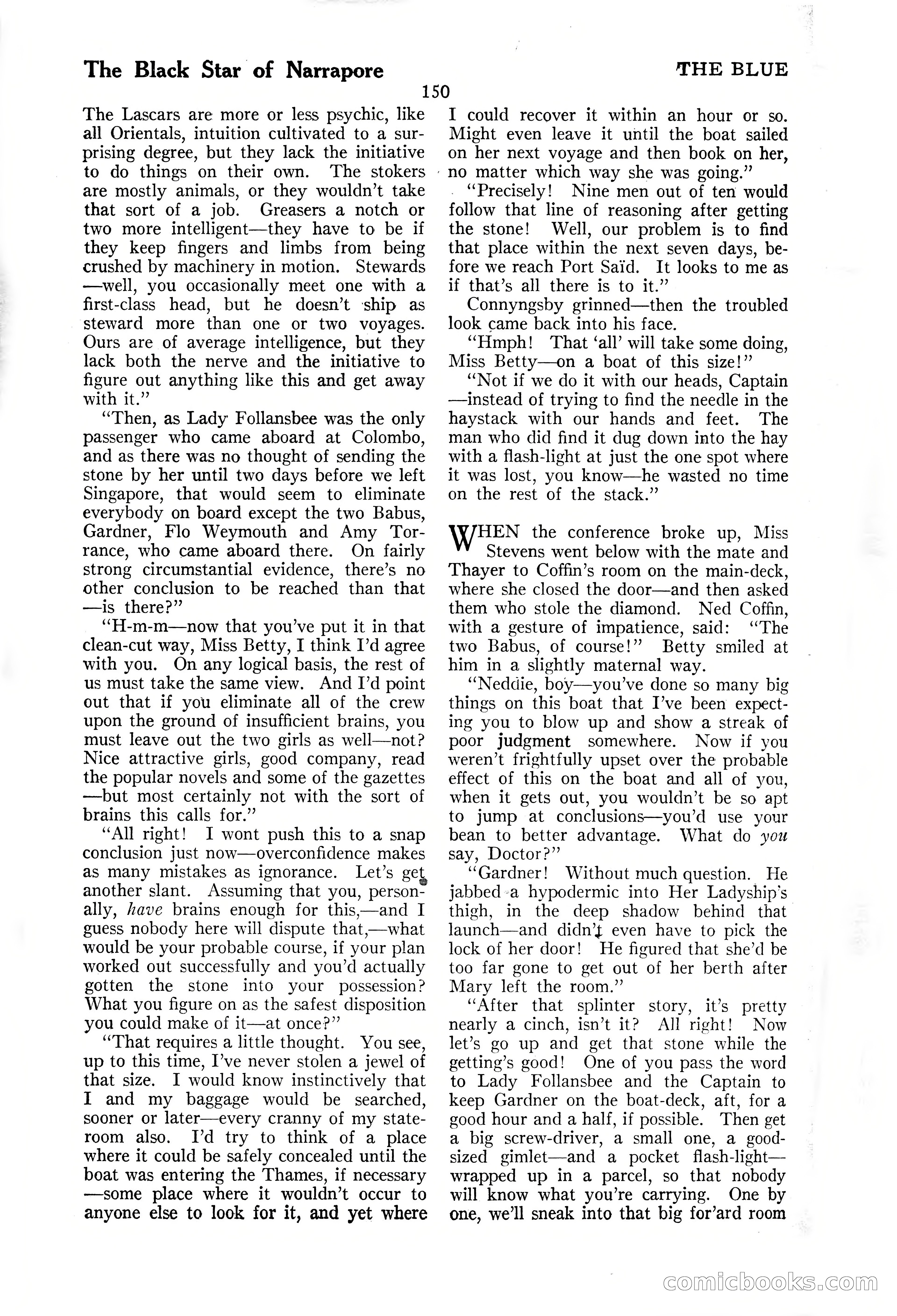 The Illustrated Blue Book Magazine, November 1926 — page 152 of 208