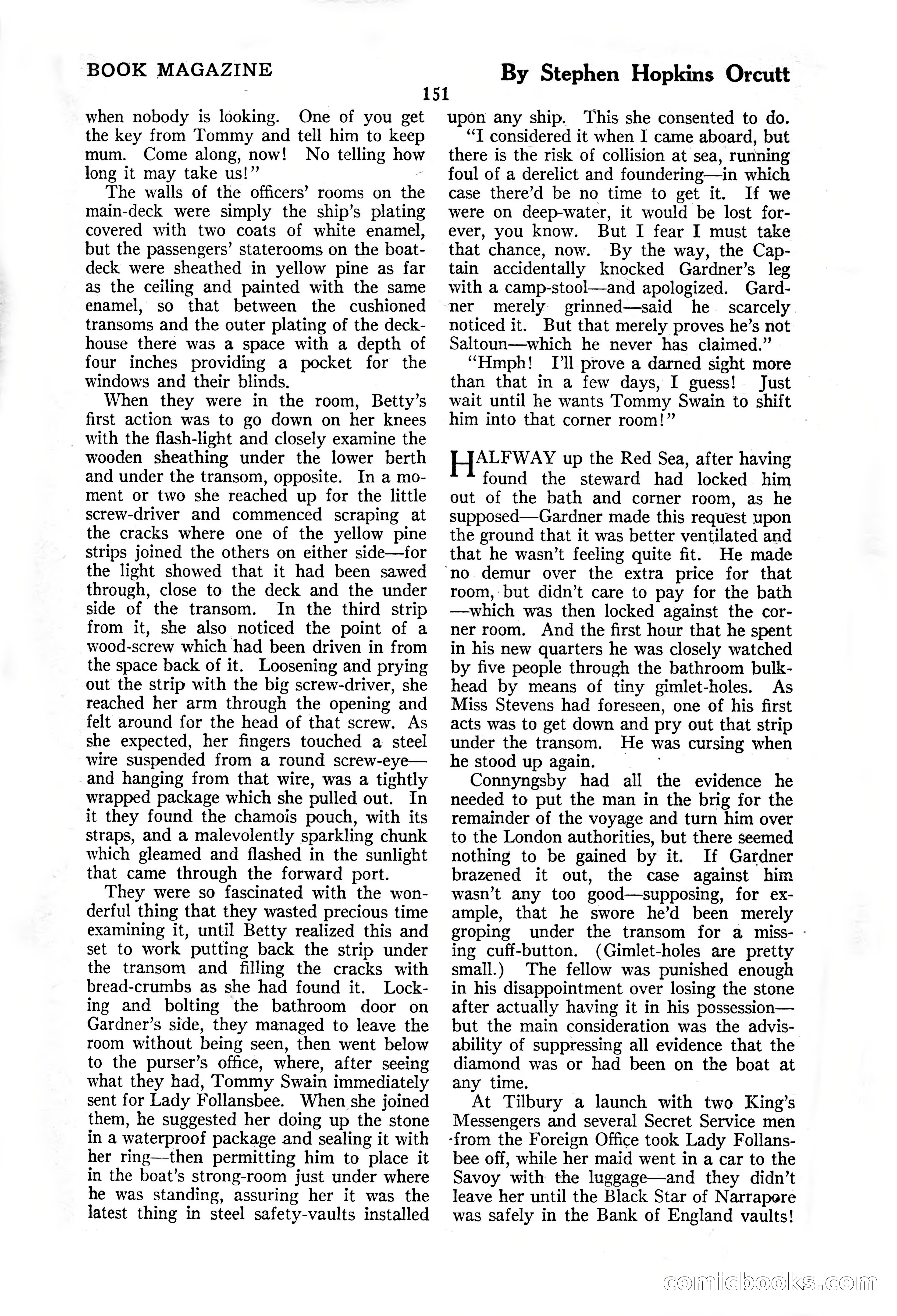 The Illustrated Blue Book Magazine, November 1926 — page 153 of 208