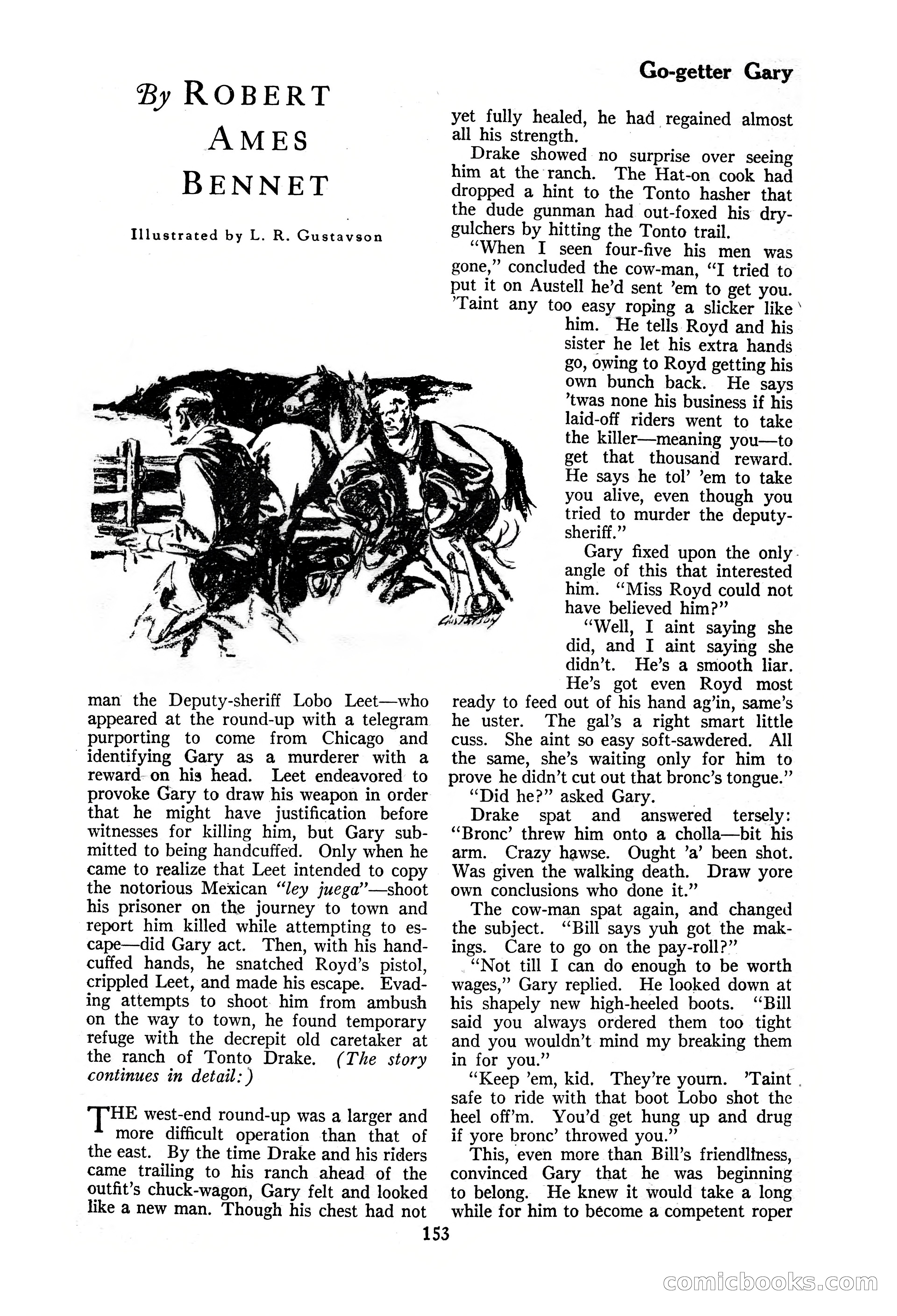 The Illustrated Blue Book Magazine, November 1926 — page 155 of 208