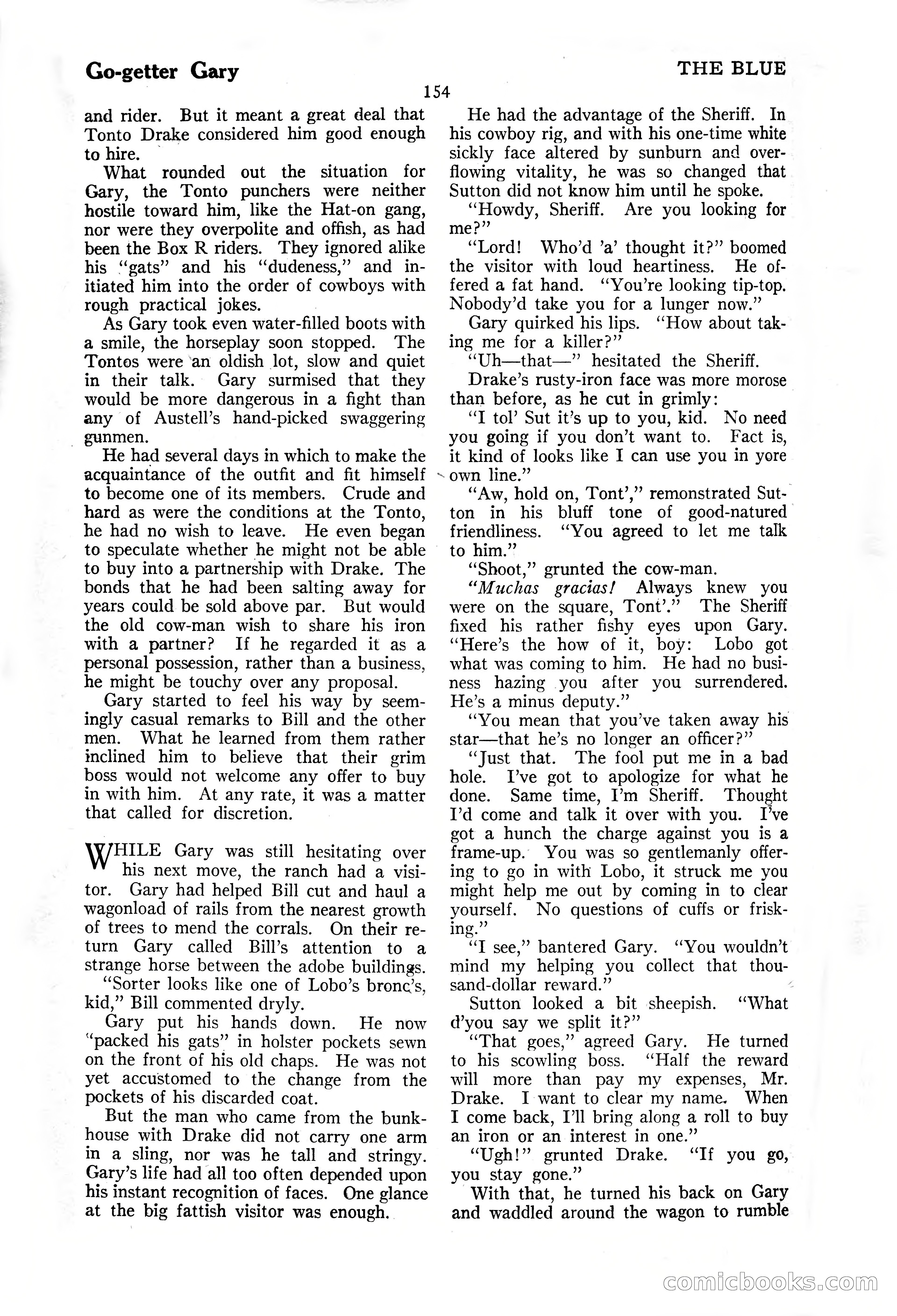 The Illustrated Blue Book Magazine, November 1926 — page 156 of 208