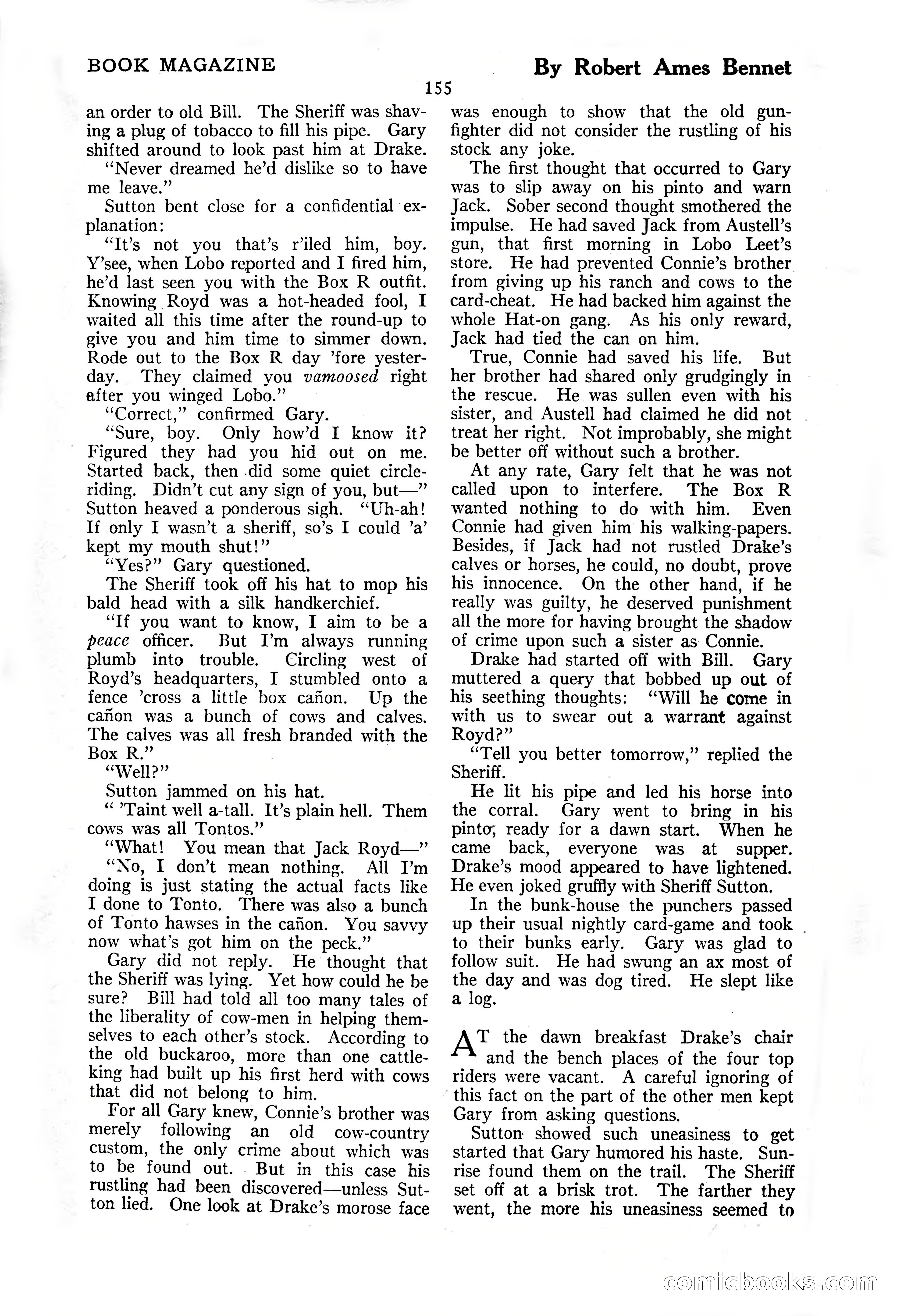 The Illustrated Blue Book Magazine, November 1926 — page 157 of 208