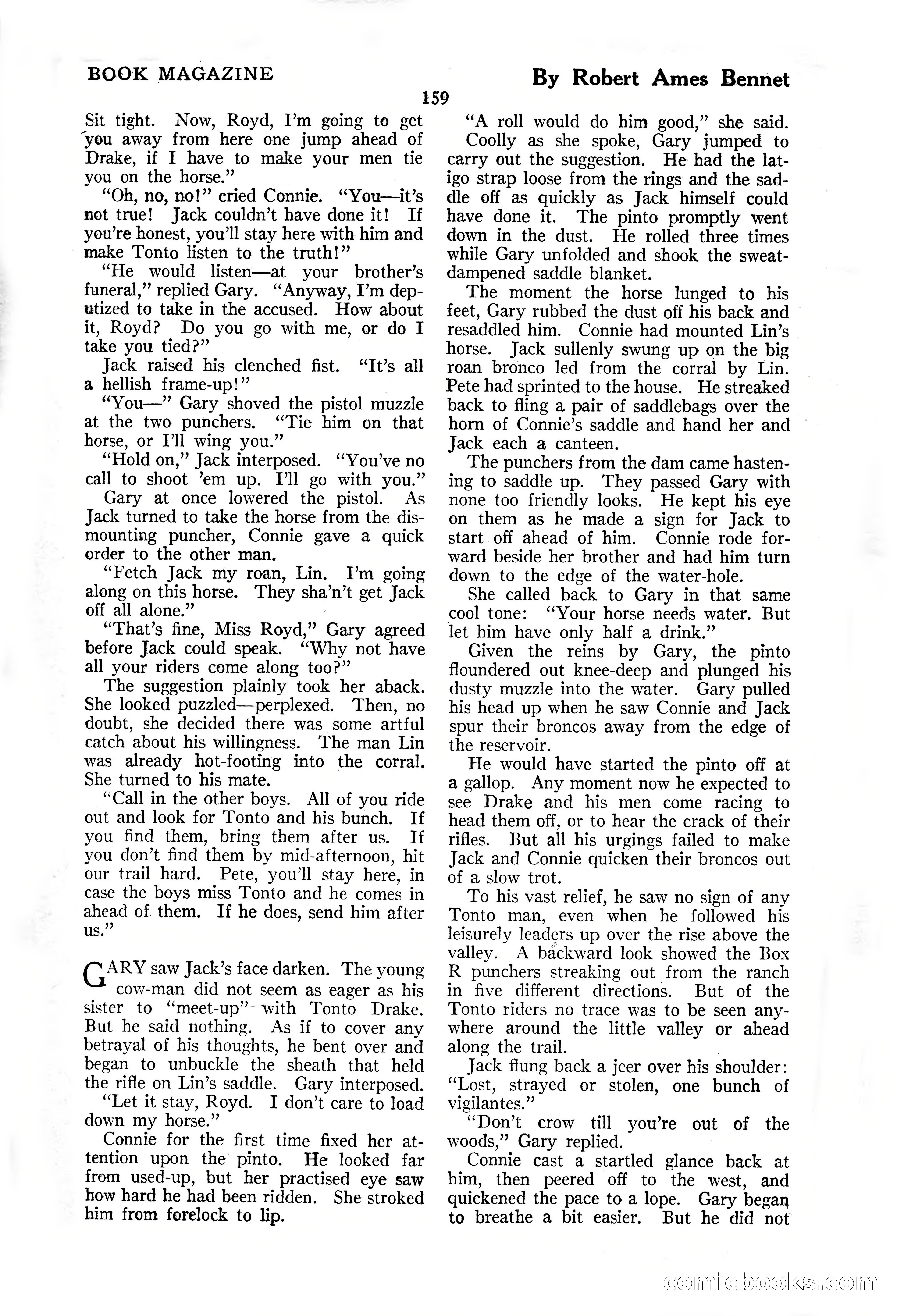 The Illustrated Blue Book Magazine, November 1926 — page 161 of 208