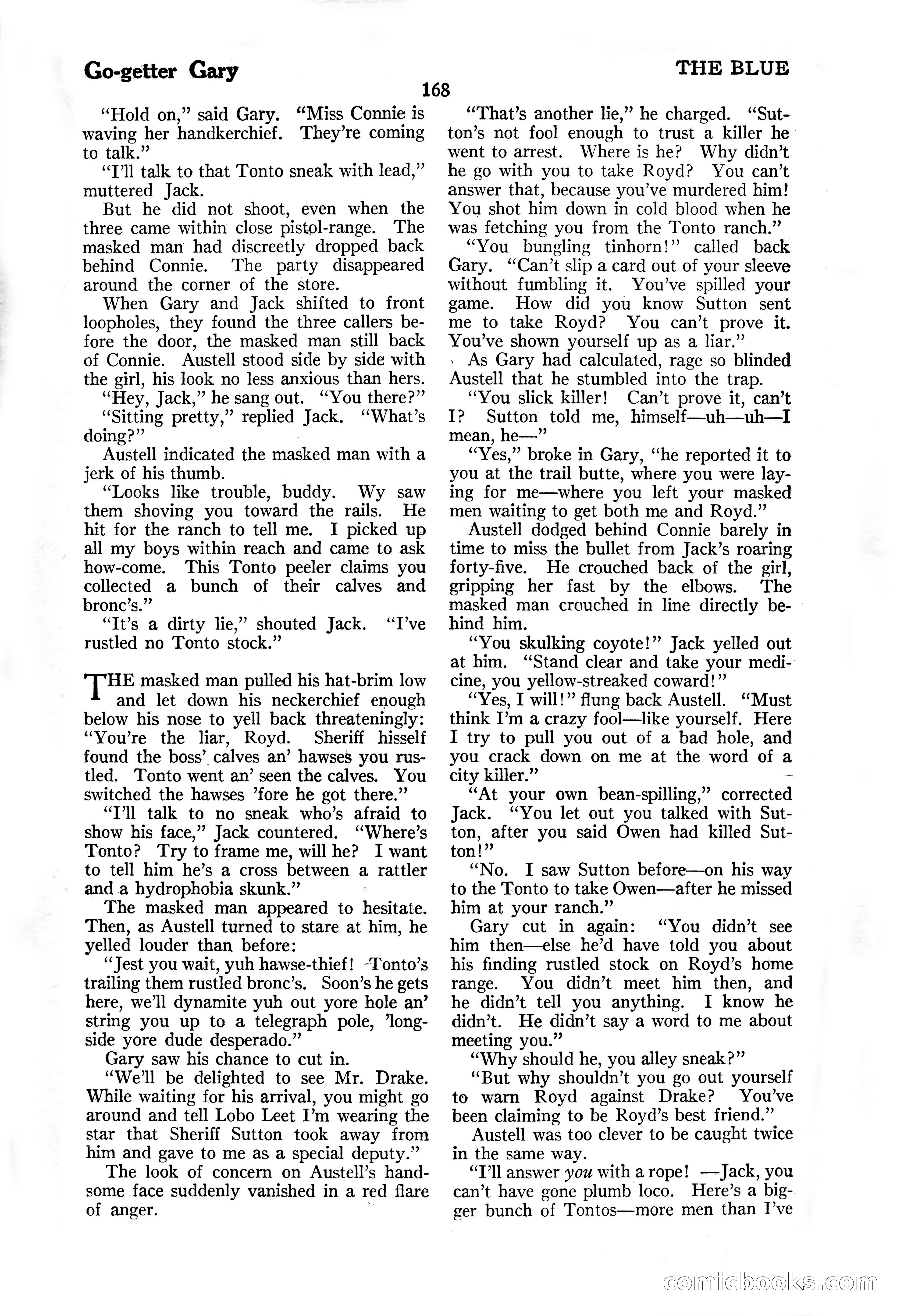 The Illustrated Blue Book Magazine, November 1926 — page 170 of 208