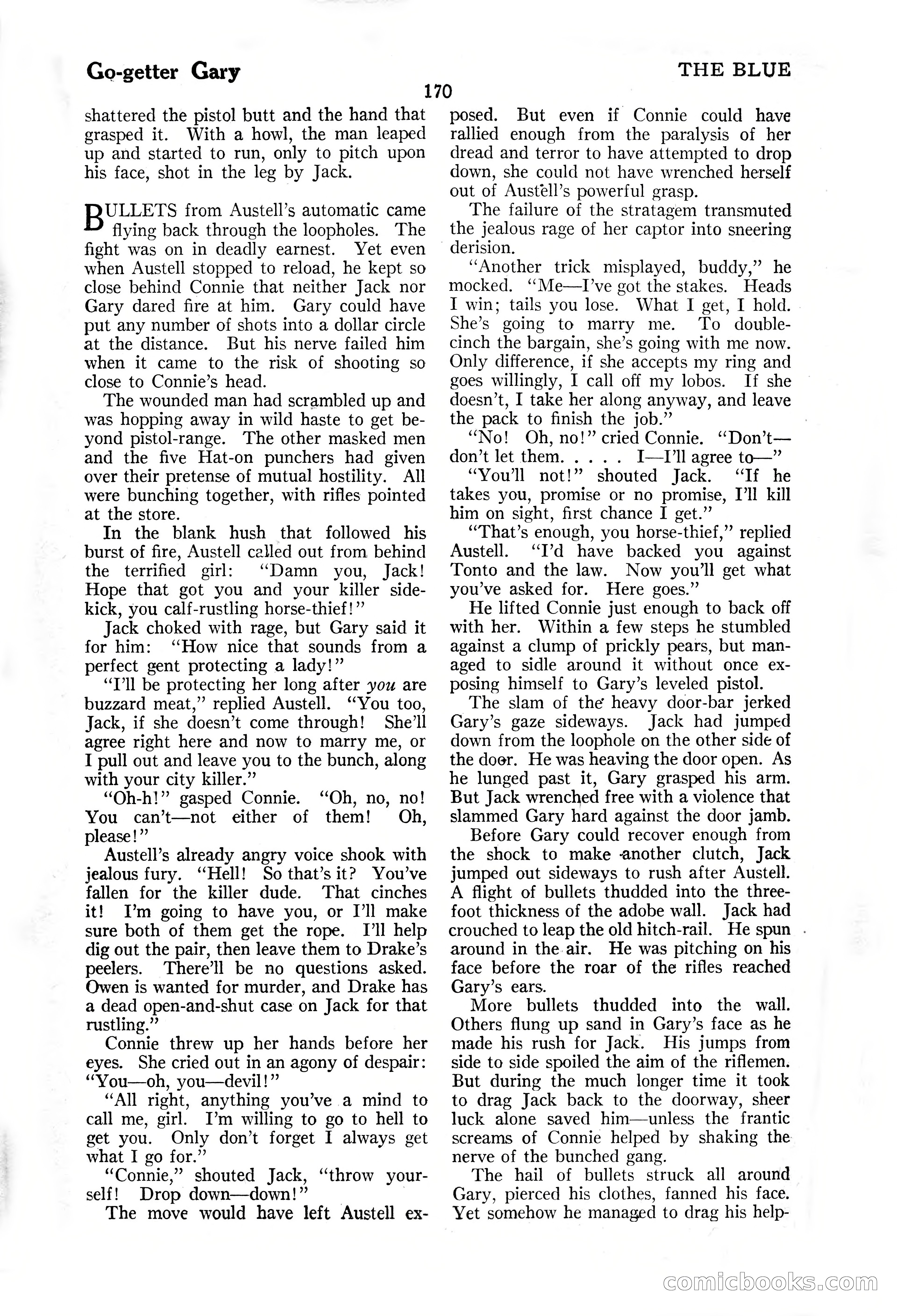 The Illustrated Blue Book Magazine, November 1926 — page 172 of 208