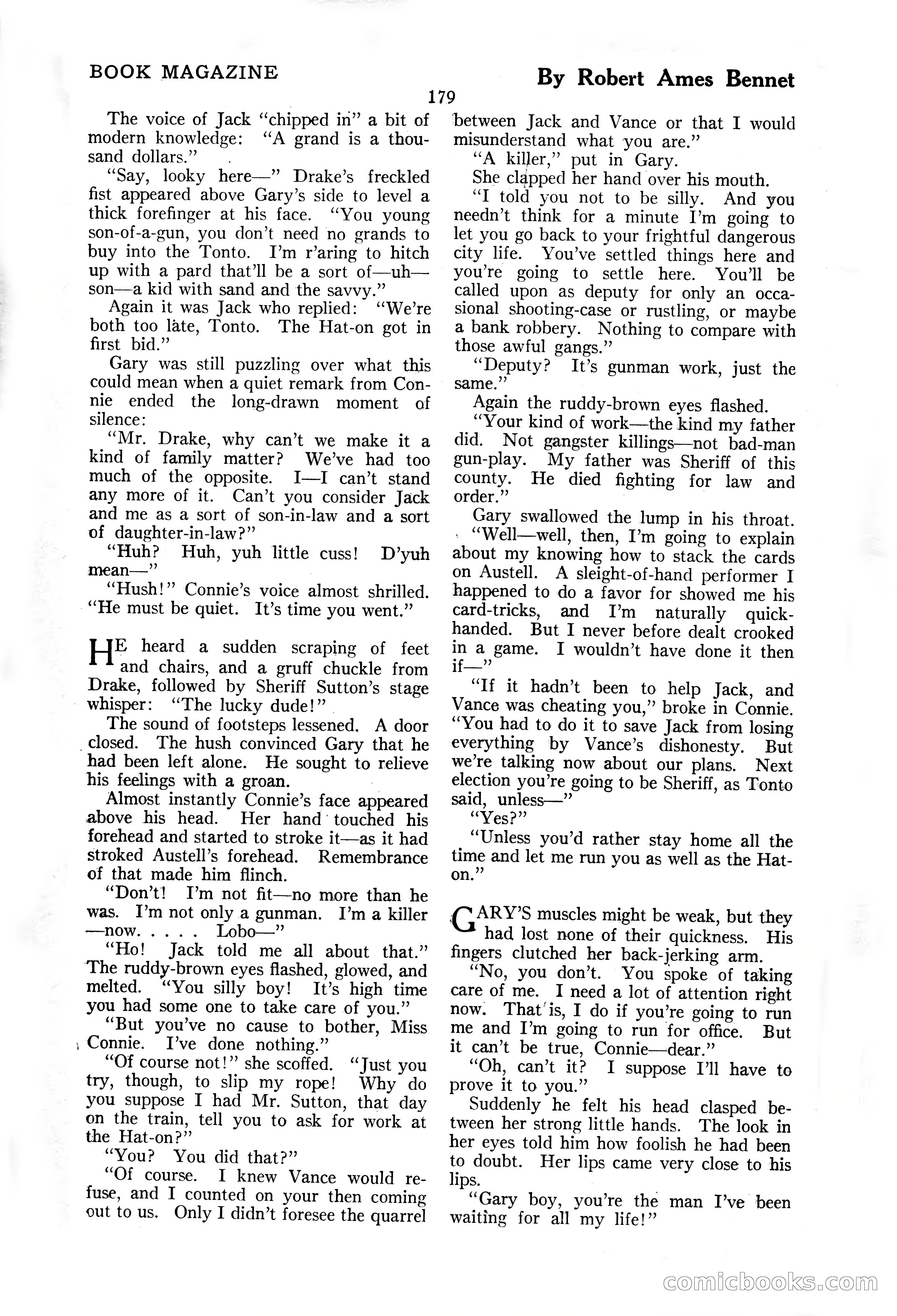 The Illustrated Blue Book Magazine, November 1926 — page 181 of 208