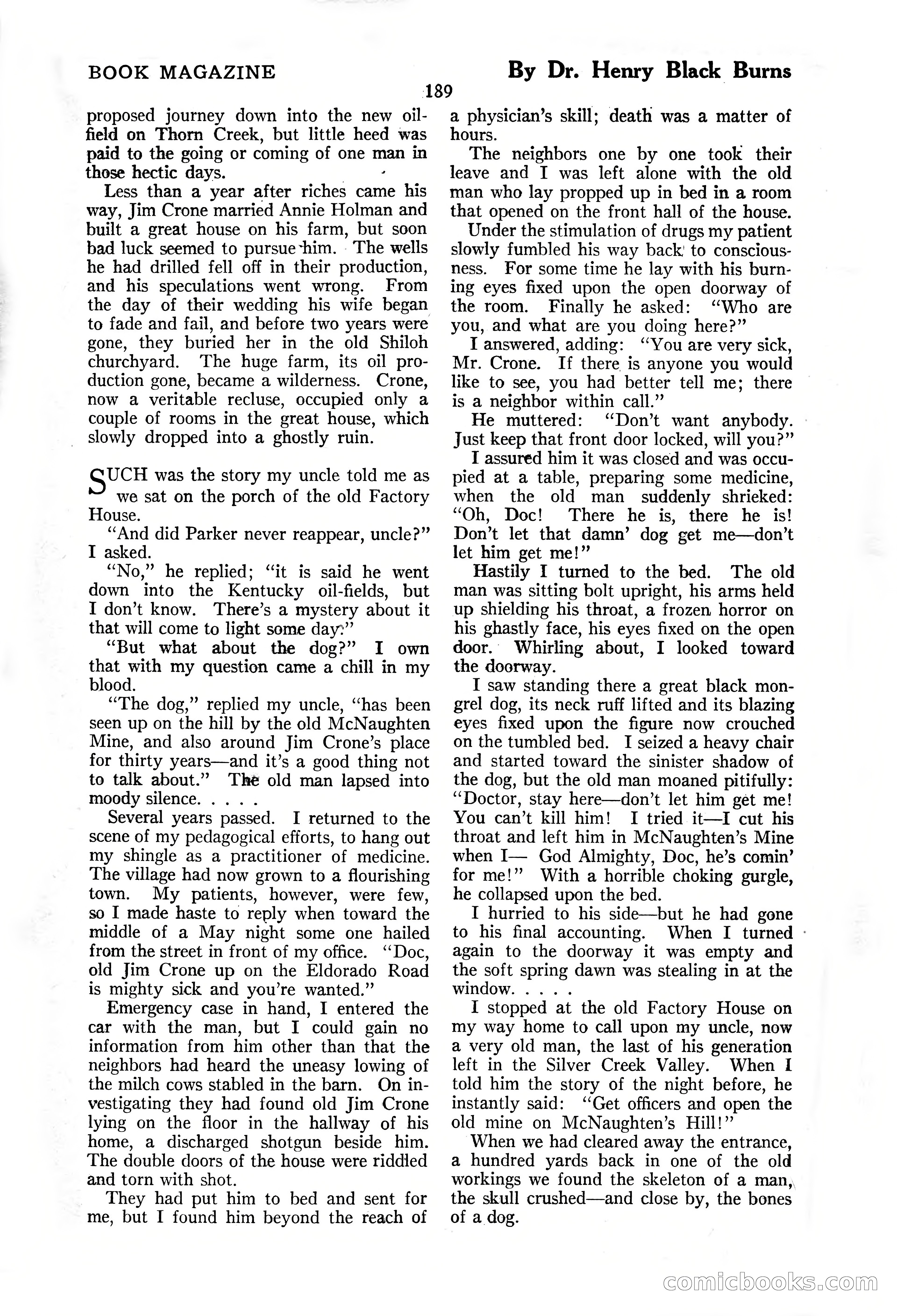 The Illustrated Blue Book Magazine, November 1926 — page 191 of 208