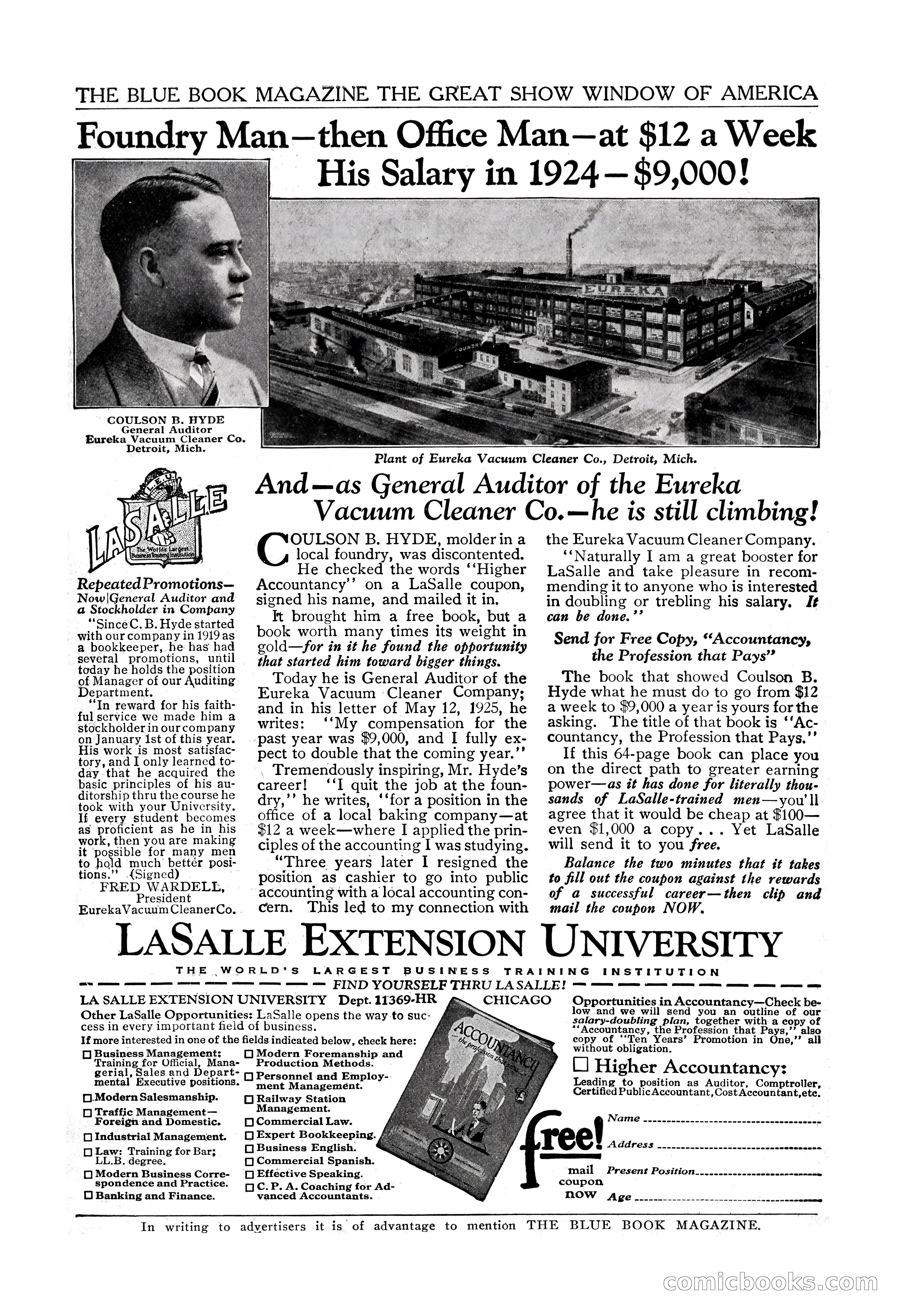 The Illustrated Blue Book Magazine, November 1926 — page 199 of 208