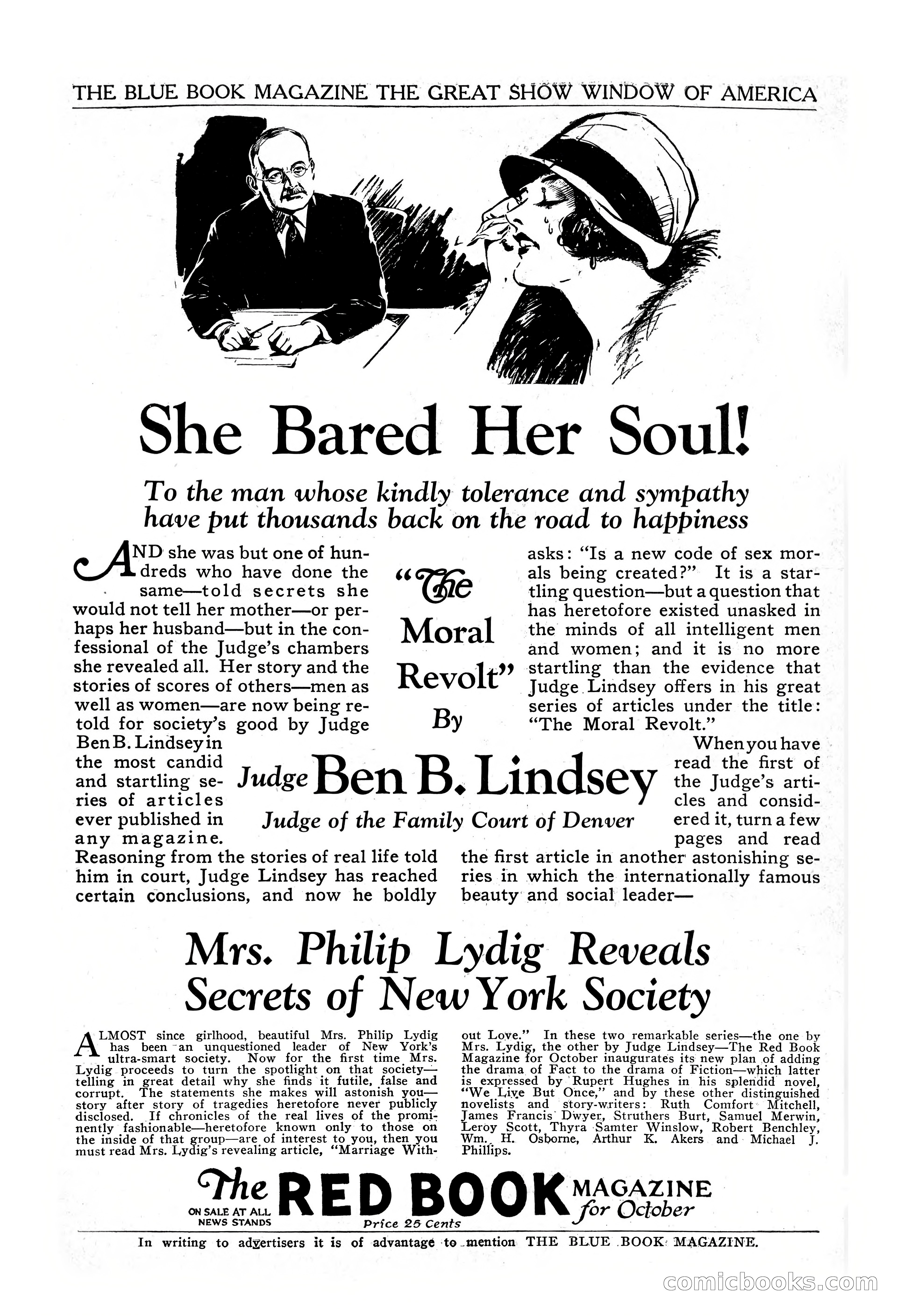 The Illustrated Blue Book Magazine, November 1926 — page 206 of 208