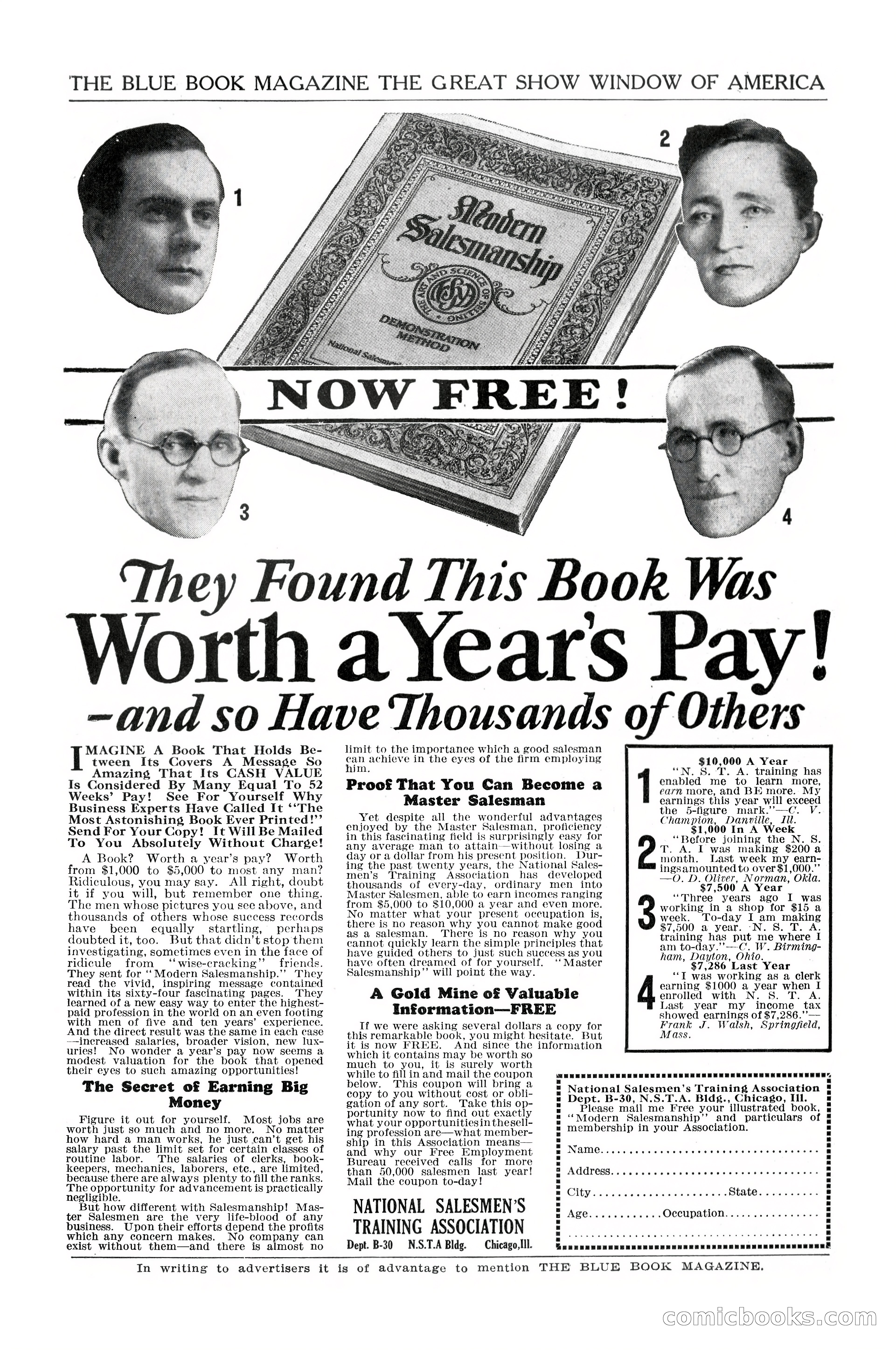 The Illustrated Blue Book Magazine, February 1928 — page 3 of 200