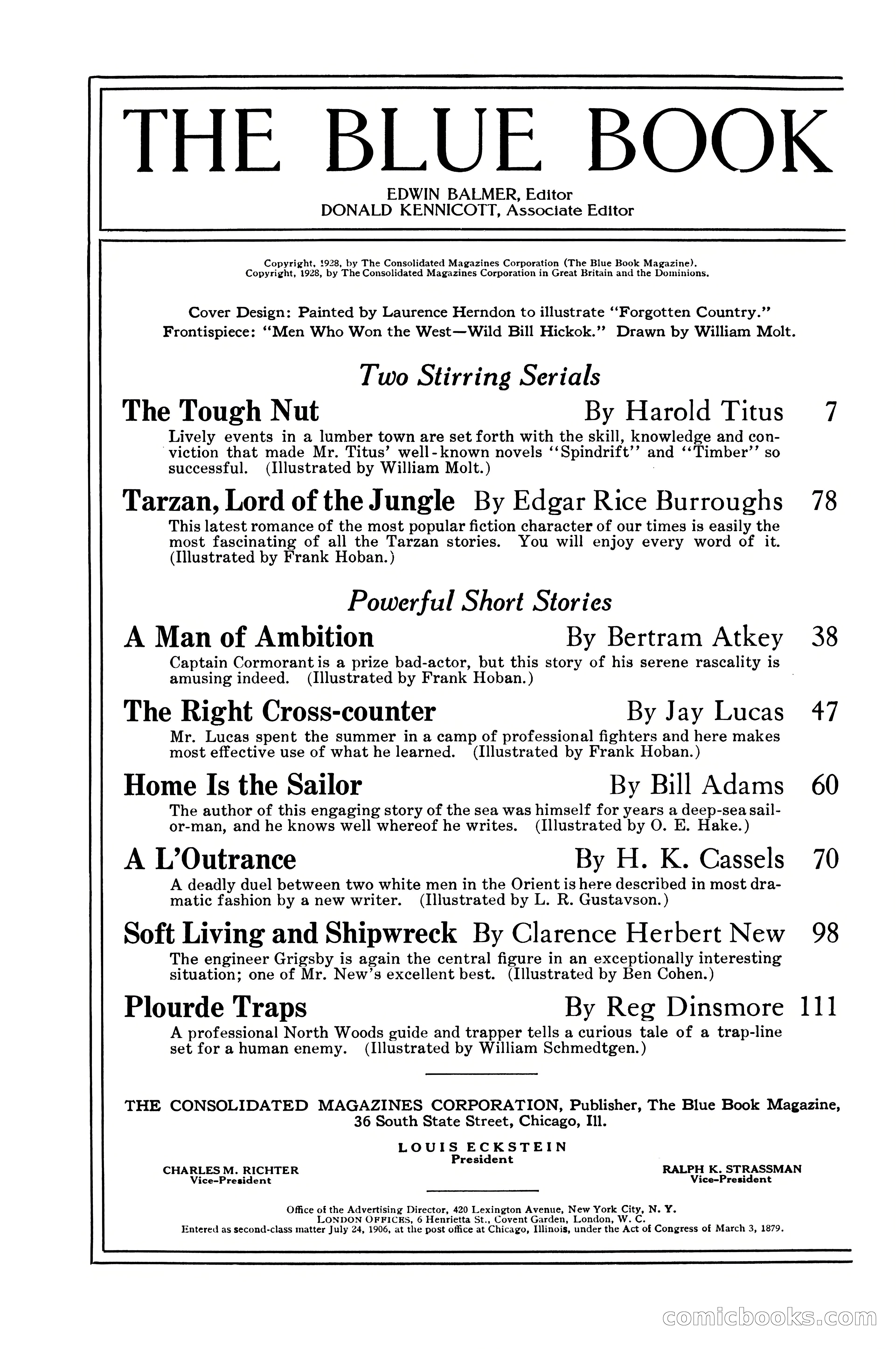 The Illustrated Blue Book Magazine, February 1928 — page 4 of 200