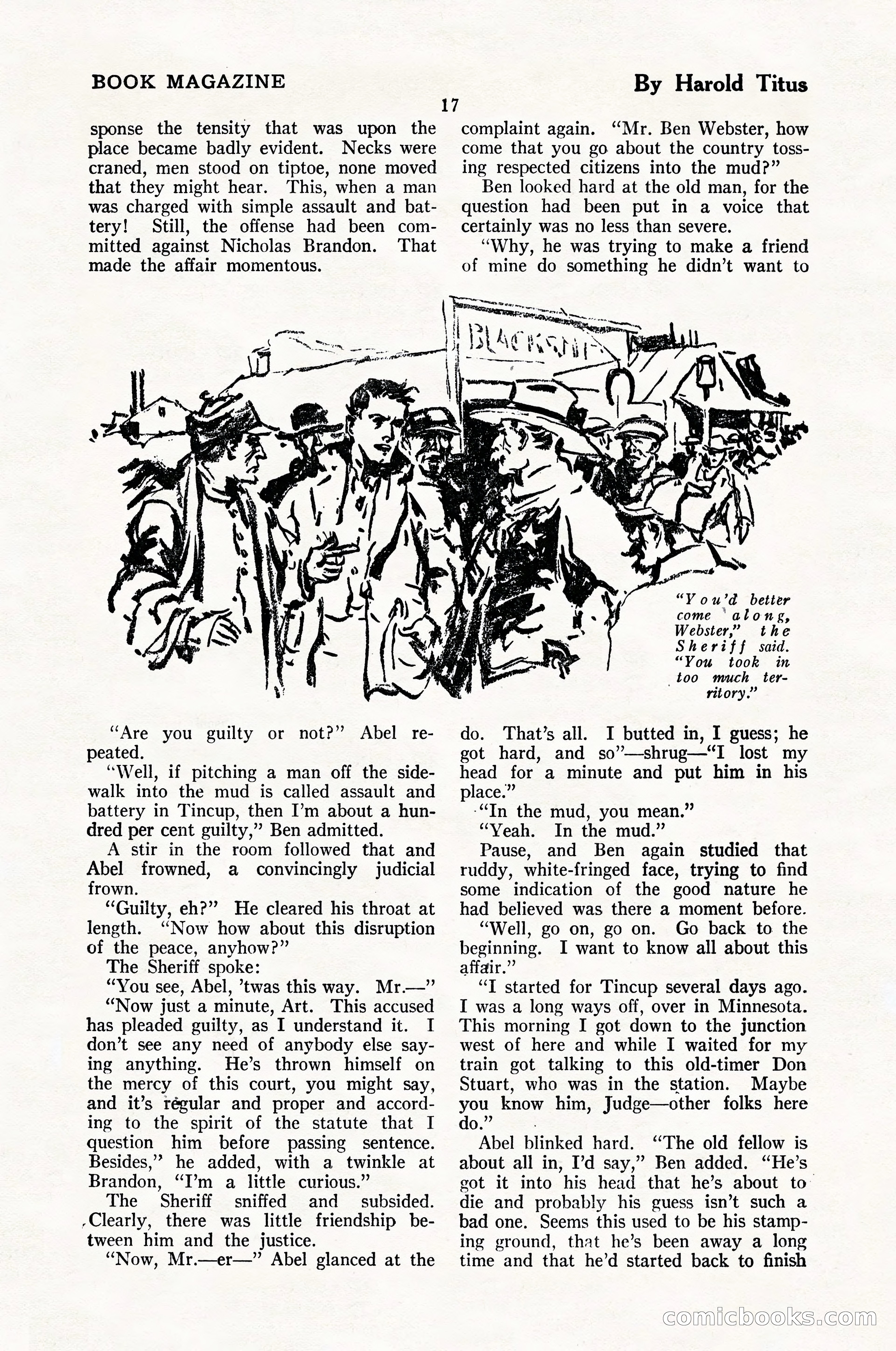 The Illustrated Blue Book Magazine, February 1928 — page 19 of 200